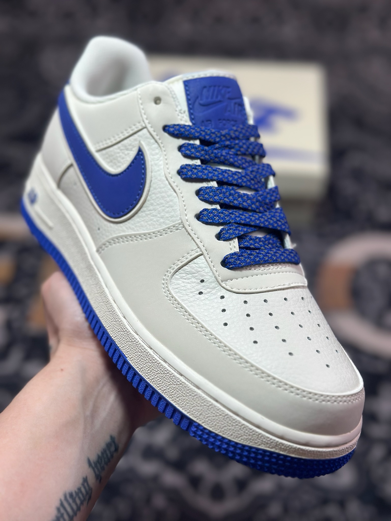 B0220 原装级别 Air Force 1 '07 Low 白蓝 GL6835-010