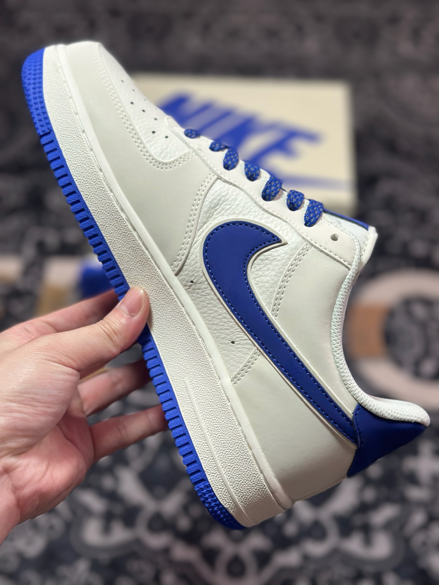 B0220 原装级别 Air Force 1 '07 Low 白蓝 GL6835-010