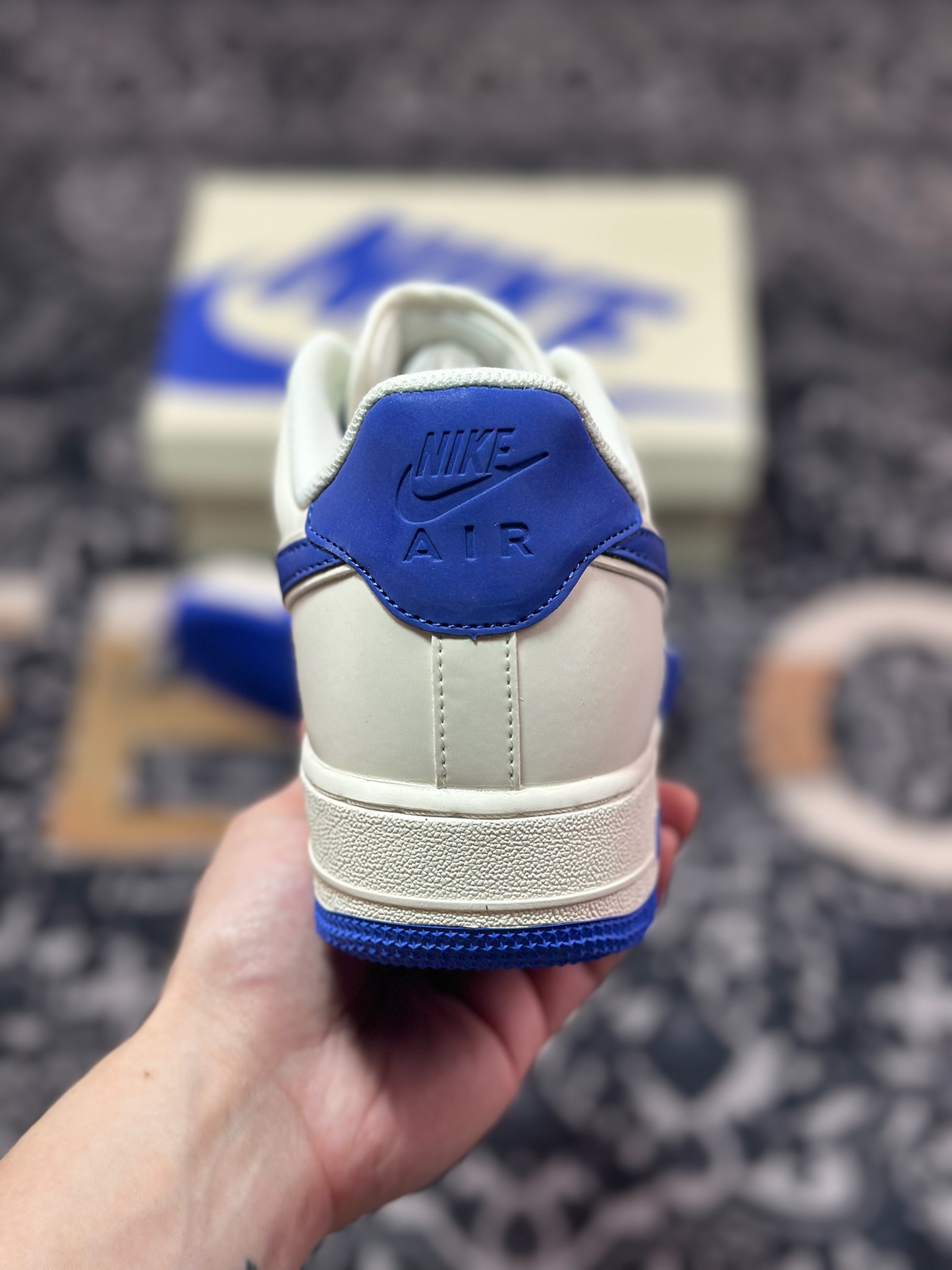 B0220 原装级别 Air Force 1 '07 Low 白蓝 GL6835-010
