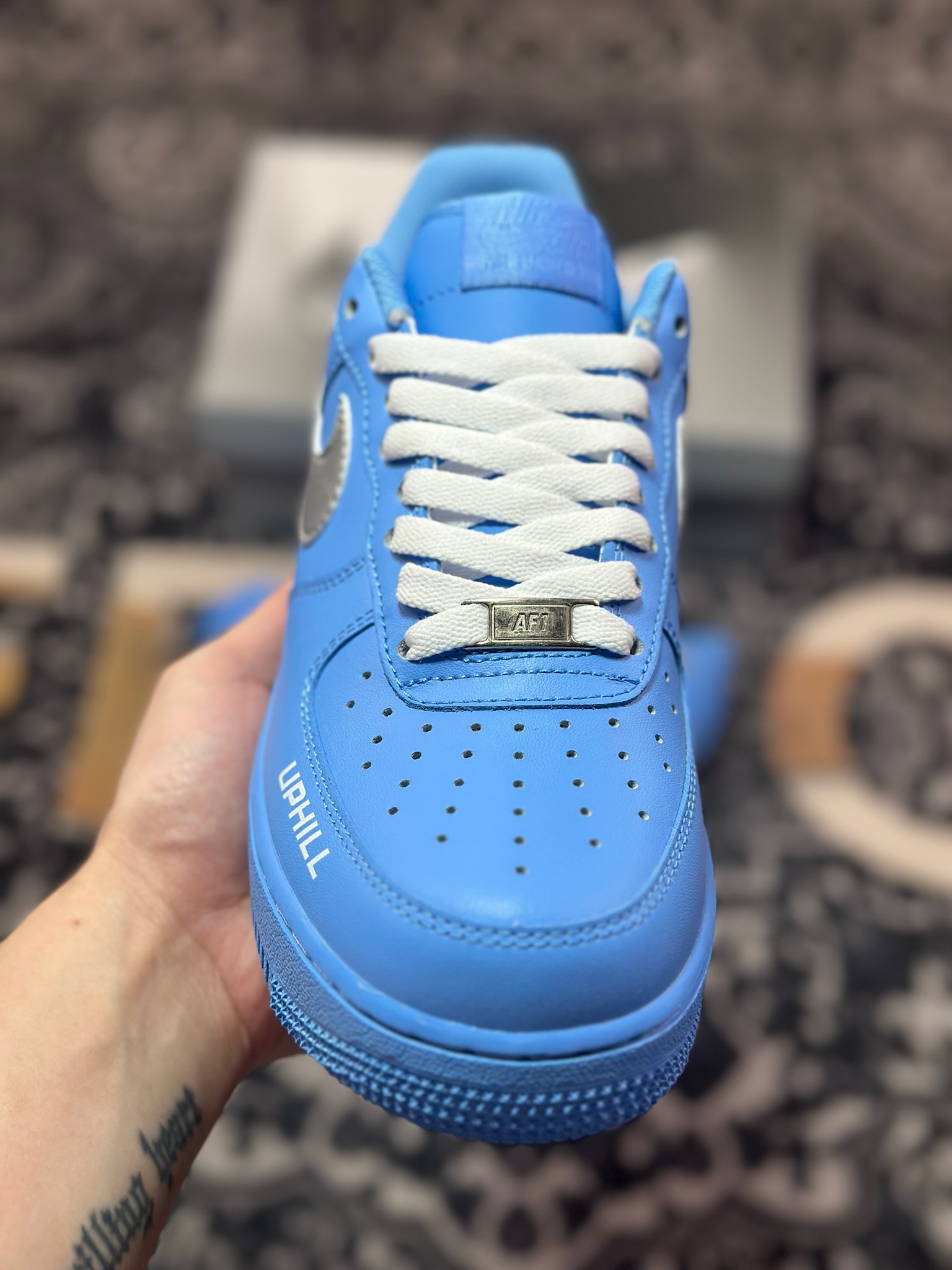 B4260 原装级别 Nike Air Force 1 Low 07 UPHILL 蓝银 ZH0316-070