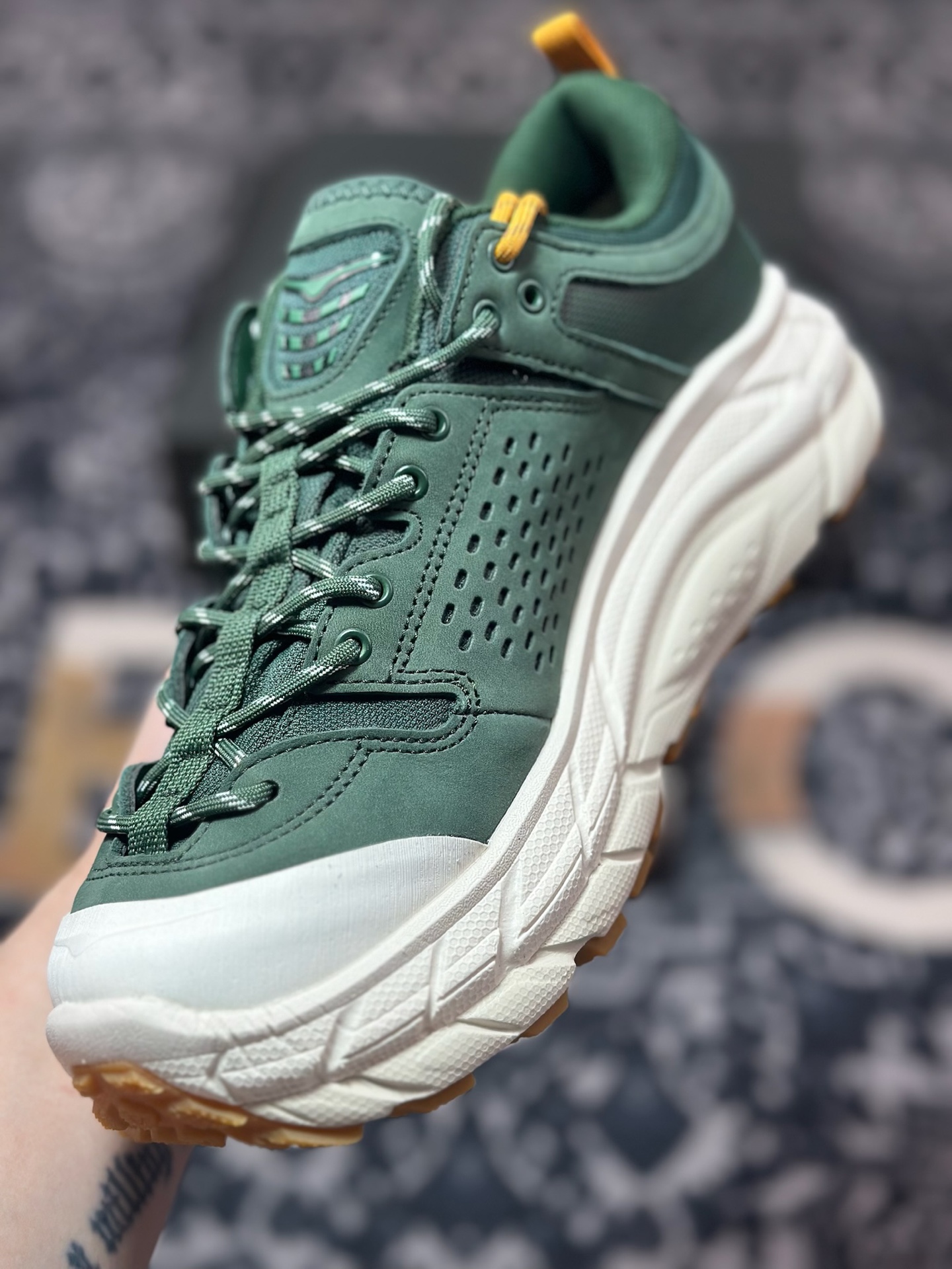 C3360 原装级别 纯原 原厂防泼水 Hoka One One Tor Ultra Lo 低帮户外功能运动鞋工装鞋 1130310