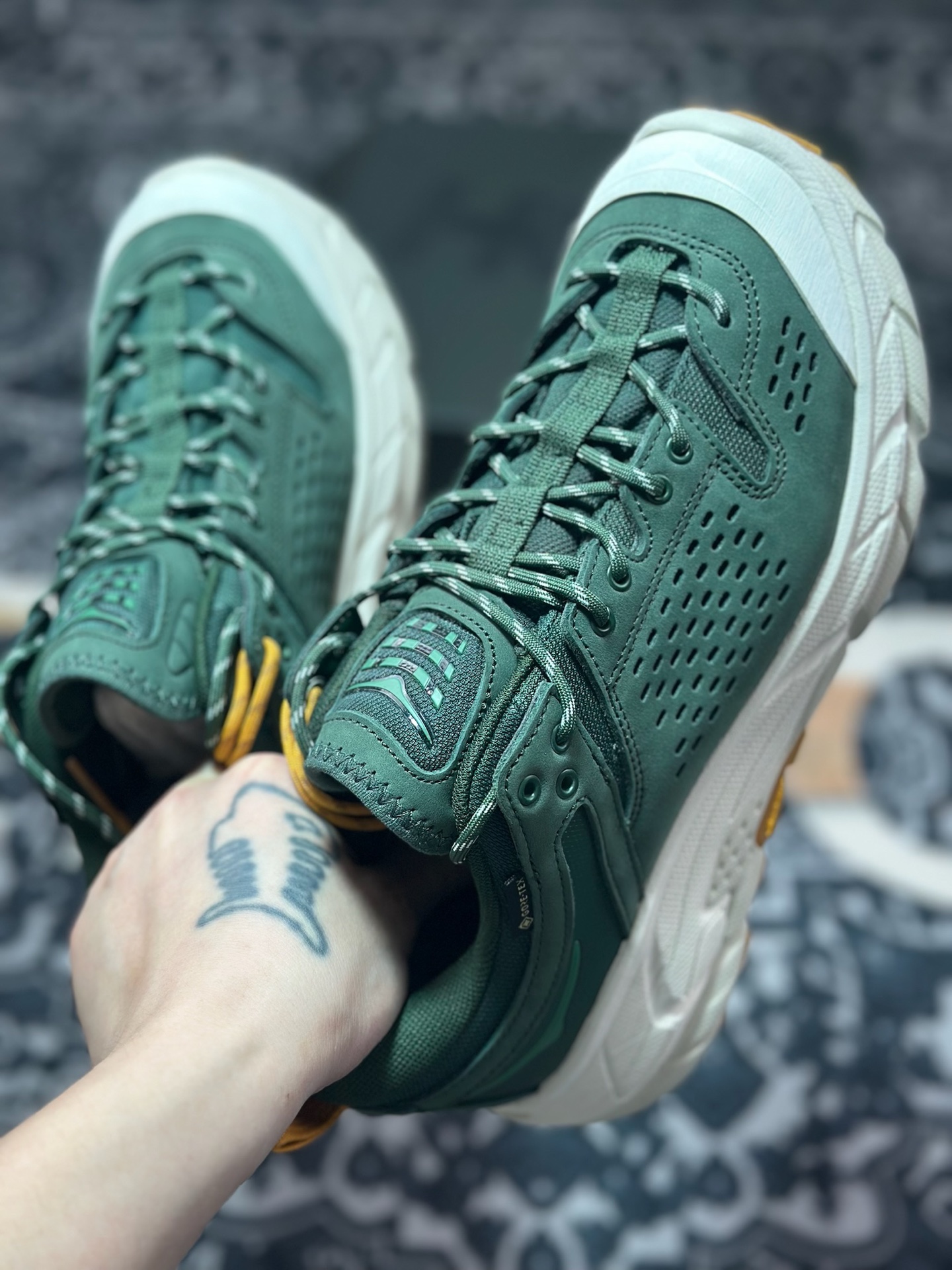 C3360 原装级别 纯原 原厂防泼水 Hoka One One Tor Ultra Lo 低帮户外功能运动鞋工装鞋 1130310