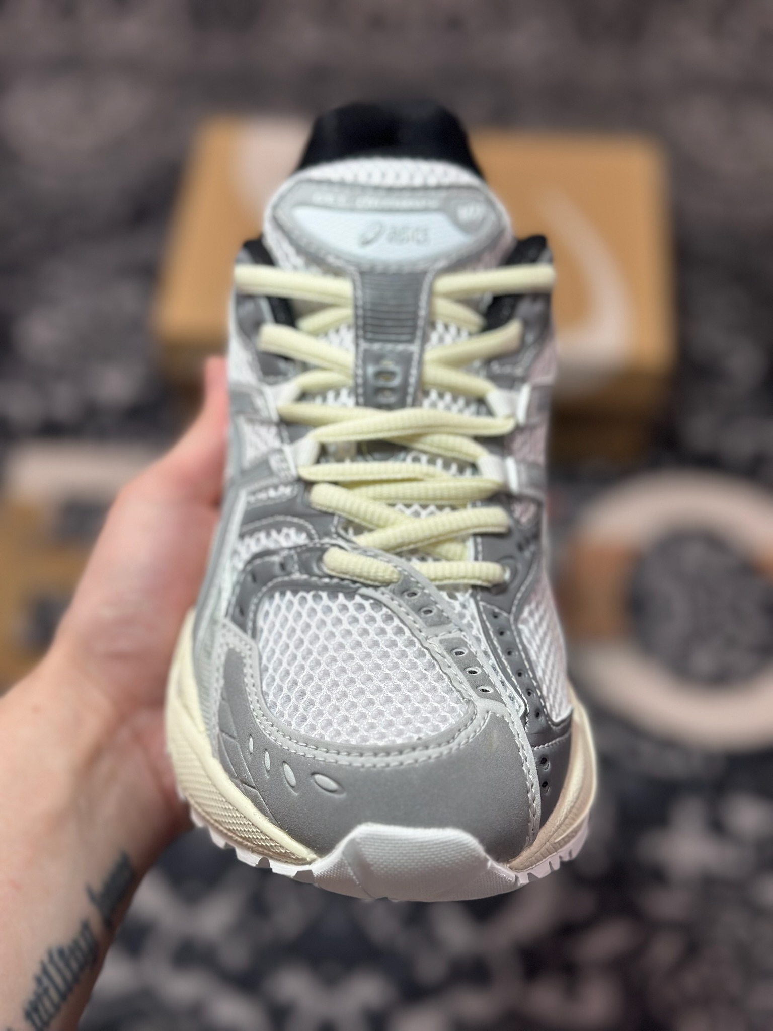 A8220 原装级别 Min-Nano x Asics Gel-Nimbus 10.1 亚瑟士复古先锋潮流拼接休闲跑步鞋