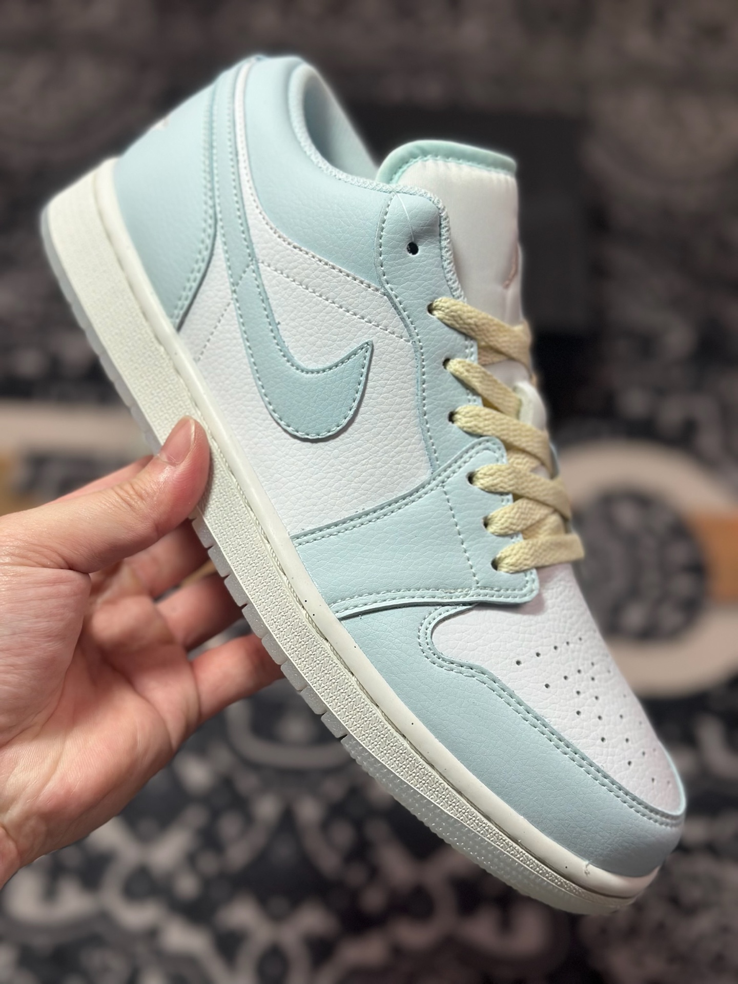 原装级别 Air Jordan 1 Low 浅蓝白 HJ5999-400