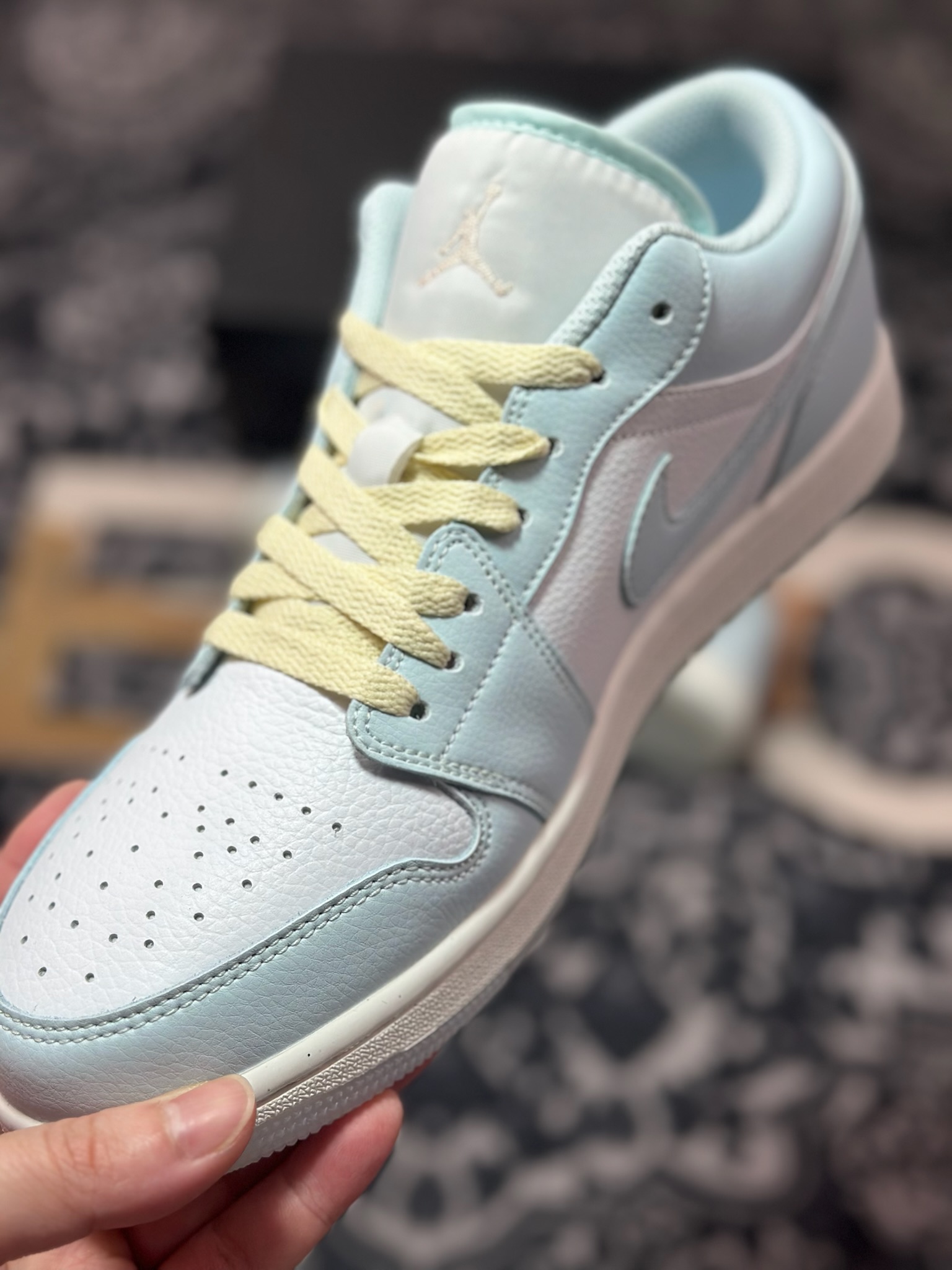 原装级别 Air Jordan 1 Low 浅蓝白 HJ5999-400