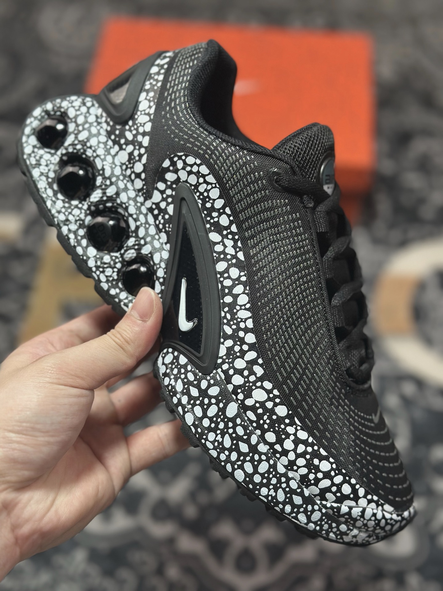 耐克Nike Air Max Dn Premium Electric”Safari”DN系列低帮慢跑鞋“黑白石斑纹冠军版” DV3337-102