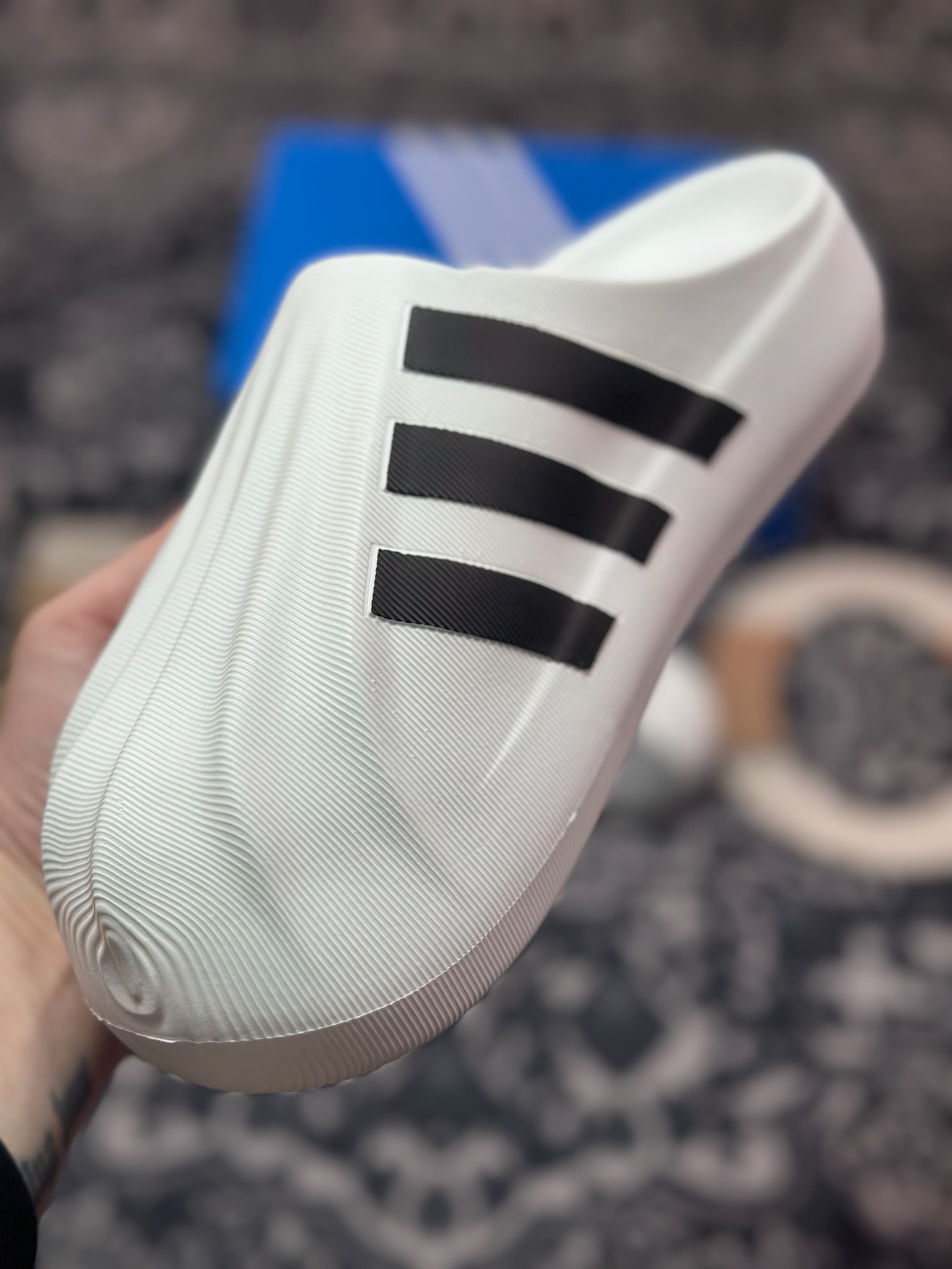 Adidas adiFOM Superstar Mule”White Black”贝壳头凉拖鞋“白黑” IF6184