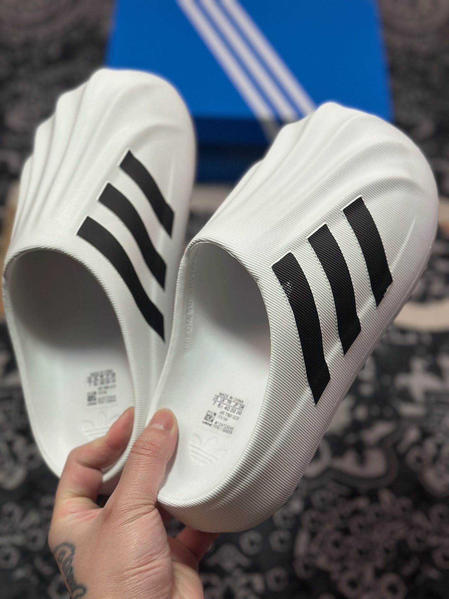Adidas adiFOM Superstar Mule”White Black”贝壳头凉拖鞋“白黑” IF6184