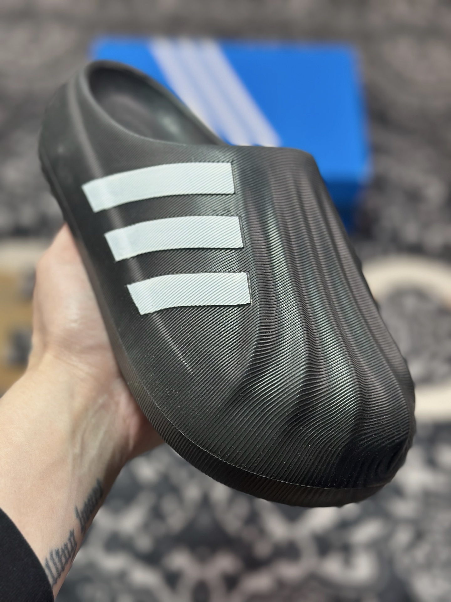 A0140 Adidas adiFOM Superstar Mule”Black White”贝壳头版凉拖鞋“黑白” IG8277
