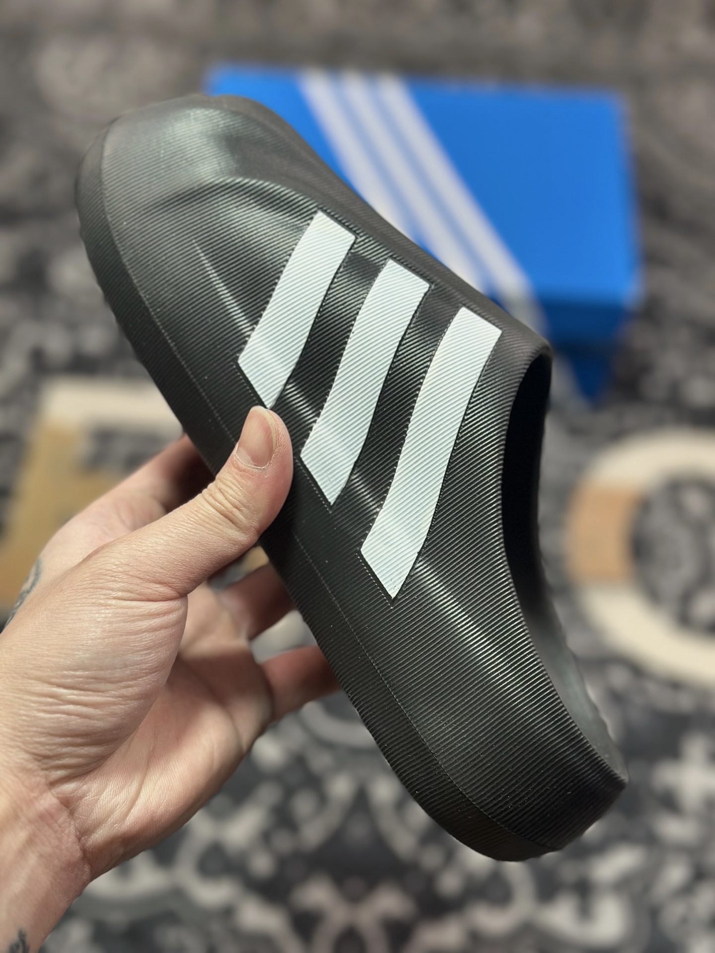 A0140 Adidas adiFOM Superstar Mule”Black White”贝壳头版凉拖鞋“黑白” IG8277