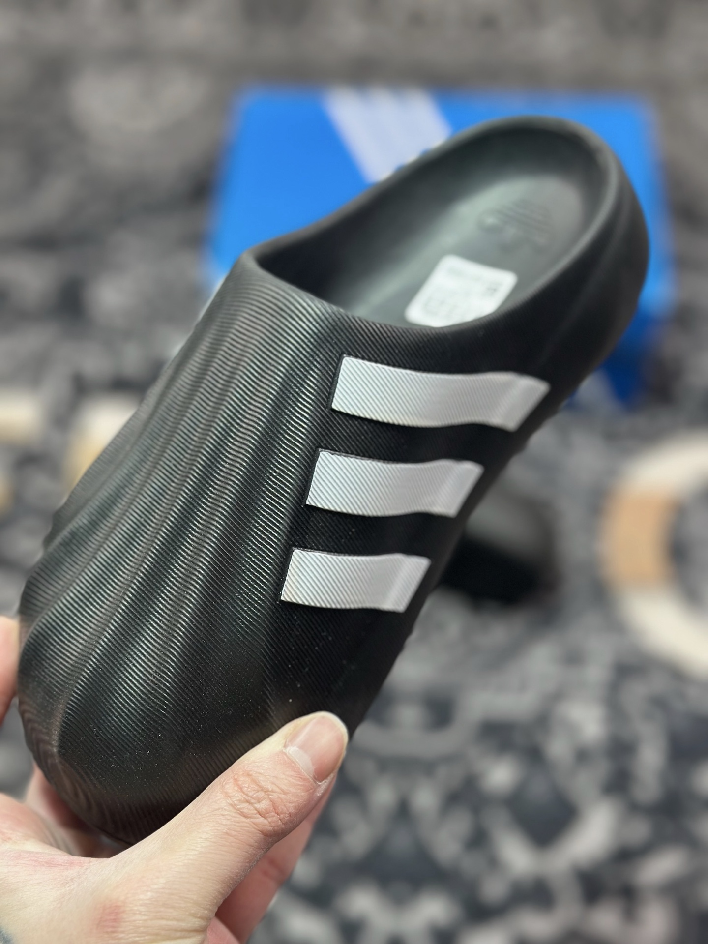 A0140 Adidas adiFOM Superstar Mule”Black White”贝壳头版凉拖鞋“黑白” IG8277