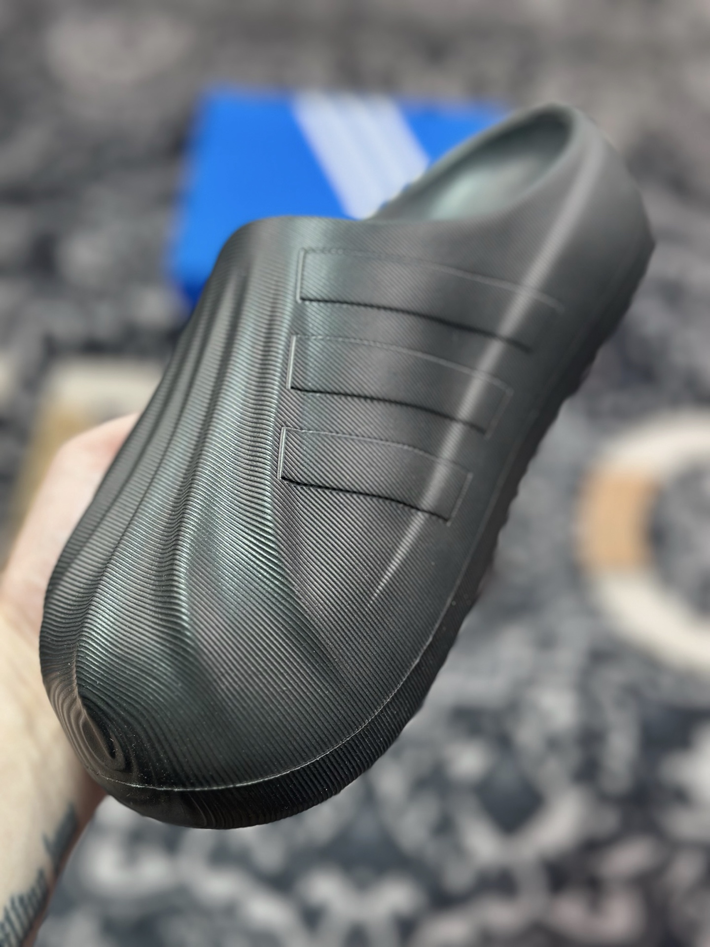 Adidas adiFOM Superstar Mule”Black ”贝壳头鸭掌凉拖鞋“全黑” IE0758