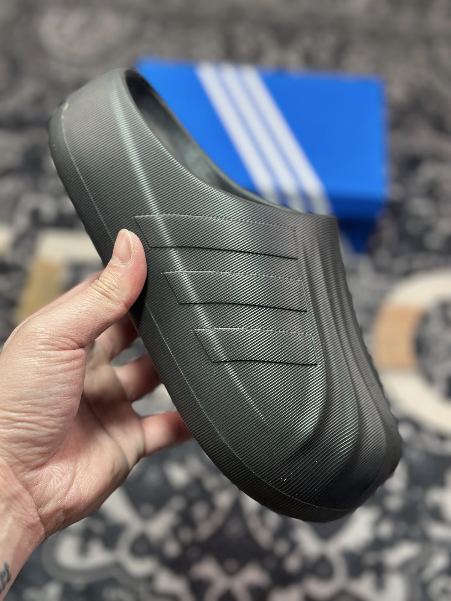 Adidas adiFOM Superstar Mule”Black ”贝壳头鸭掌凉拖鞋“全黑” IE0758