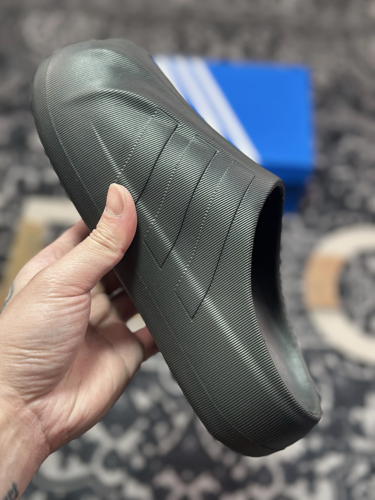 Adidas adiFOM Superstar Mule”Black ”贝壳头鸭掌凉拖鞋“全黑” IE0758
