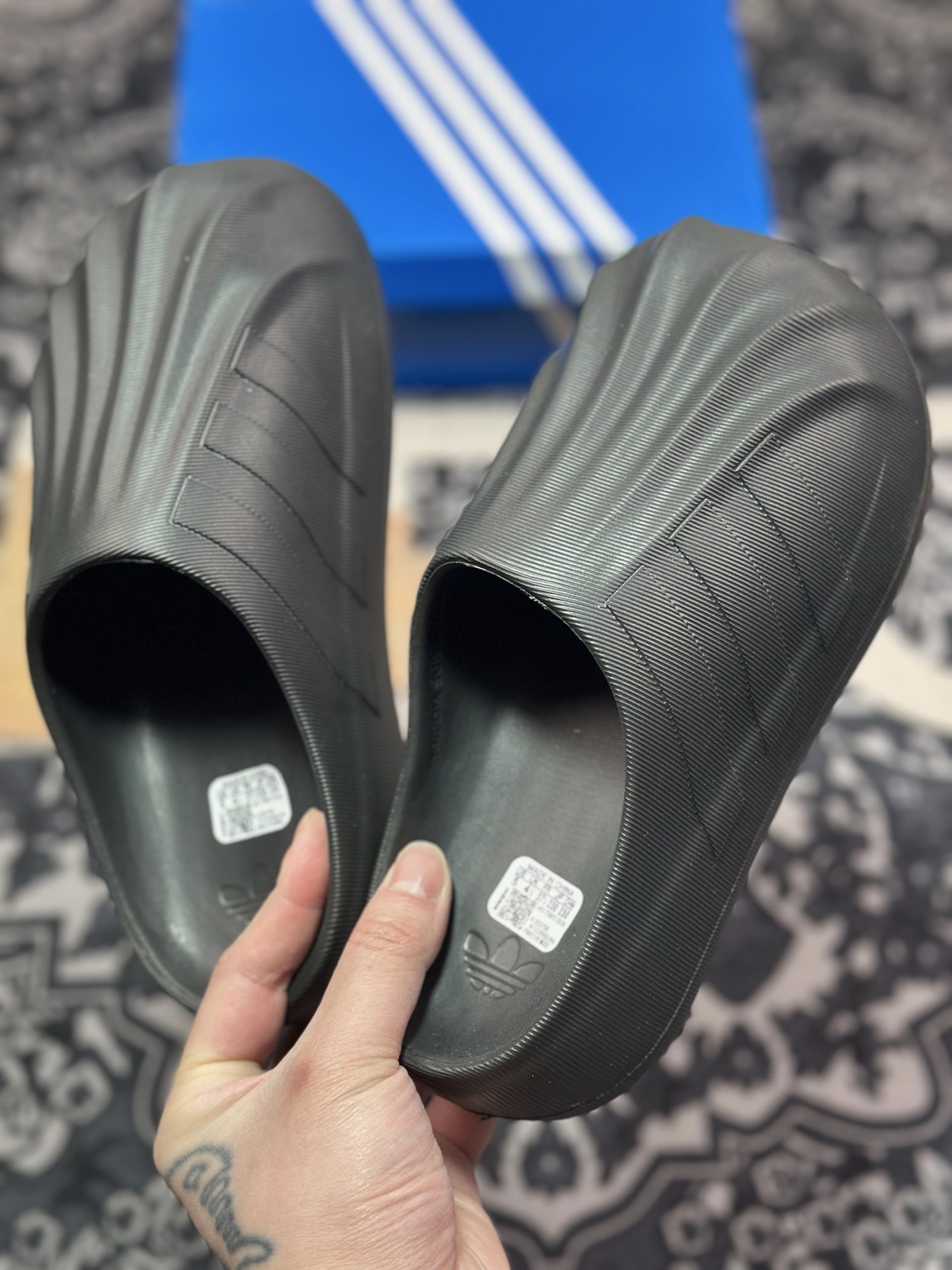 Adidas adiFOM Superstar Mule”Black ”贝壳头鸭掌凉拖鞋“全黑” IE0758