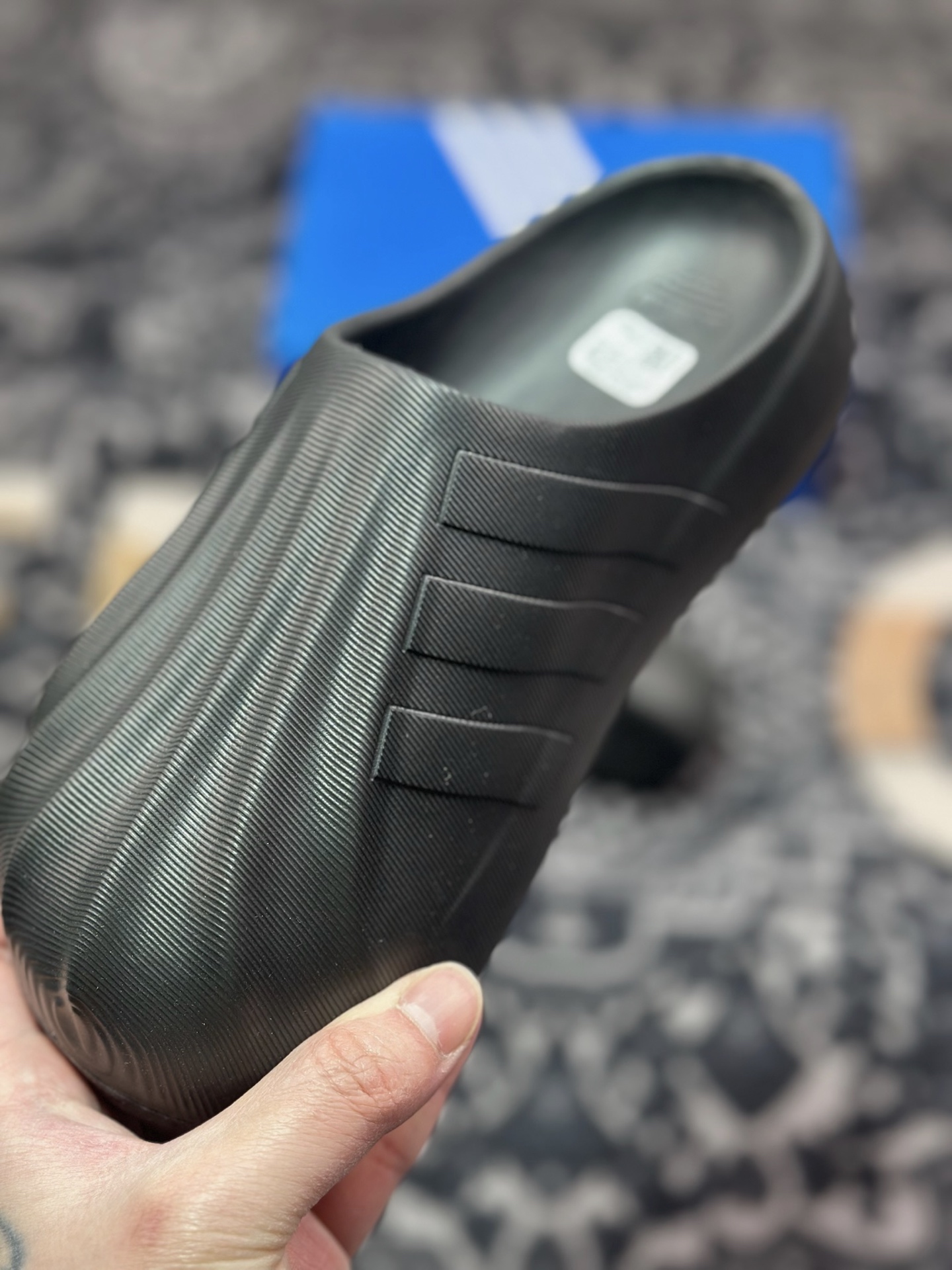 Adidas adiFOM Superstar Mule”Black ”贝壳头鸭掌凉拖鞋“全黑” IE0758