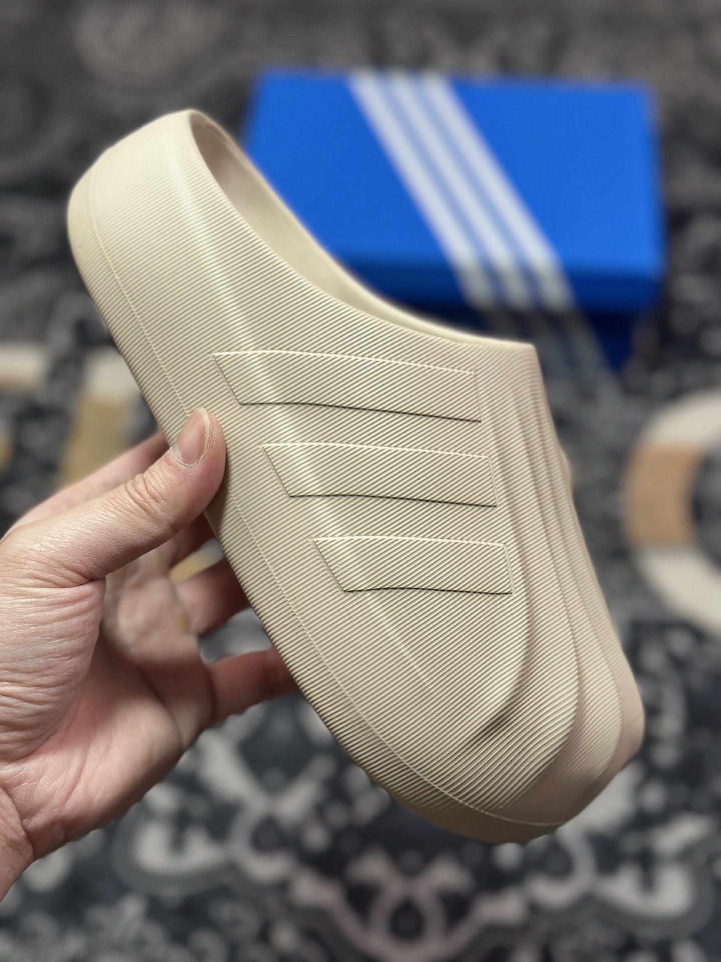 A0140 Adidas adiFOM Superstar Mule”Magic Beige”贝壳头鸭掌凉拖鞋“米黄棕” IE0754