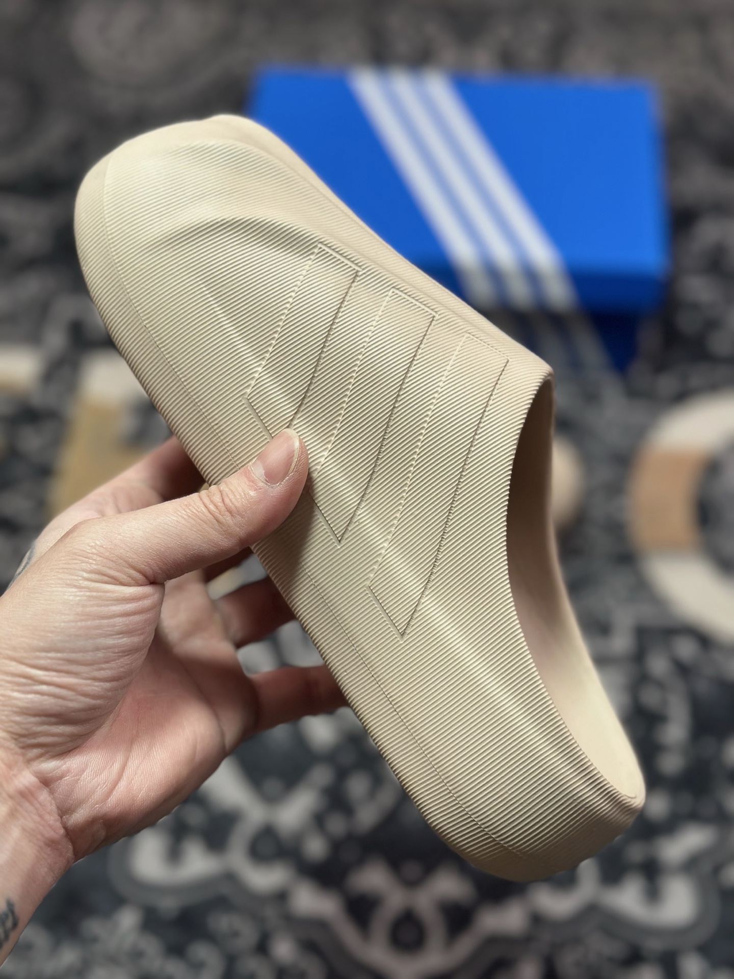 A0140 Adidas adiFOM Superstar Mule”Magic Beige”贝壳头鸭掌凉拖鞋“米黄棕” IE0754