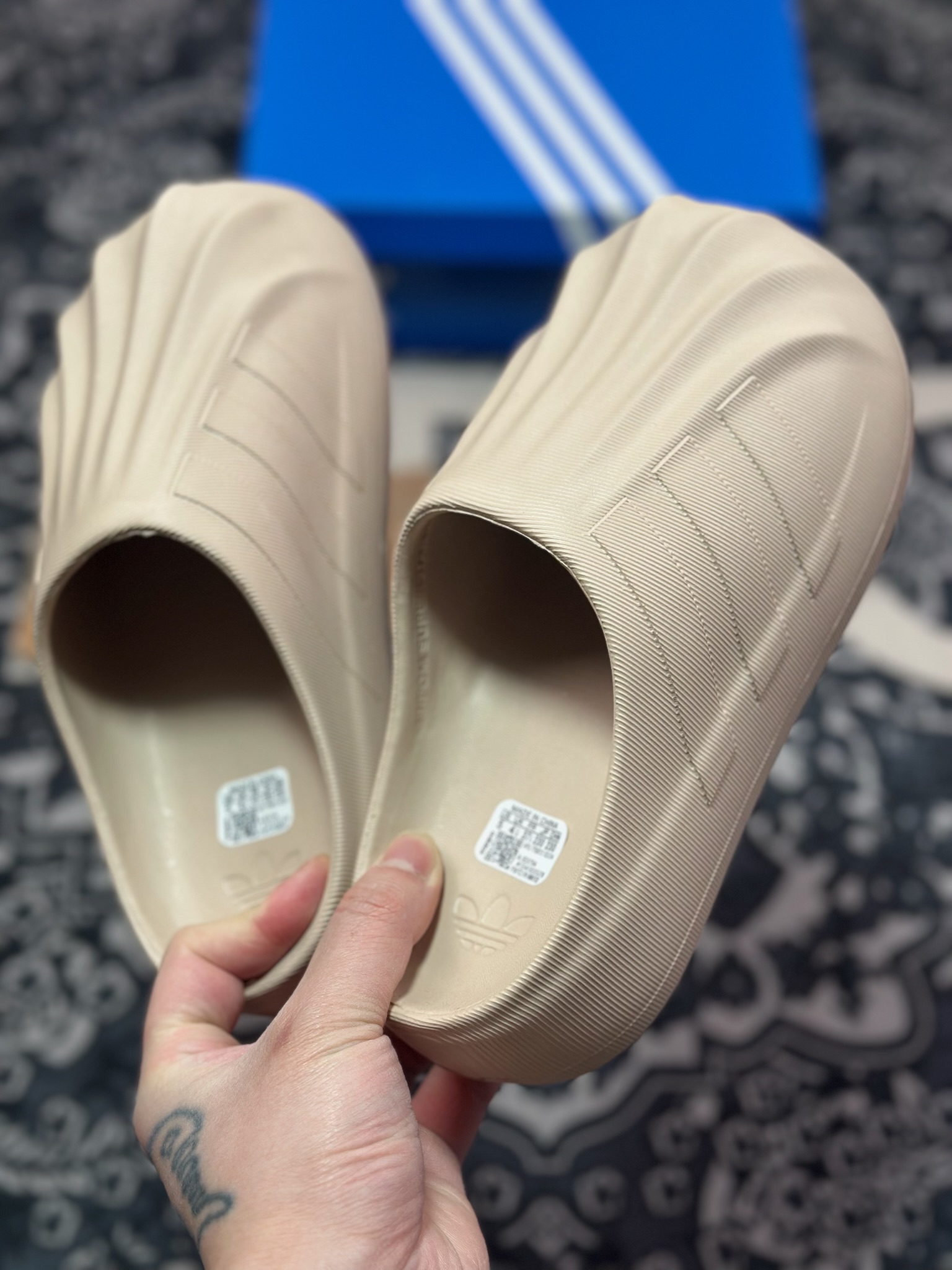 A0140 Adidas adiFOM Superstar Mule”Magic Beige”贝壳头鸭掌凉拖鞋“米黄棕” IE0754