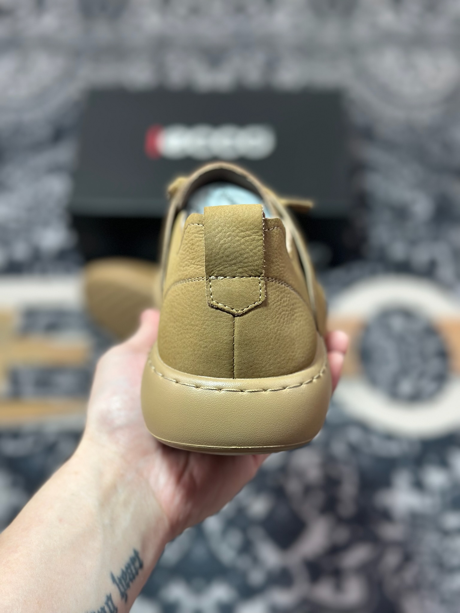 B5280 原装级别 ECCO爱步一脚蹬男鞋夏季25年新款百搭休闲袋鼠鞋