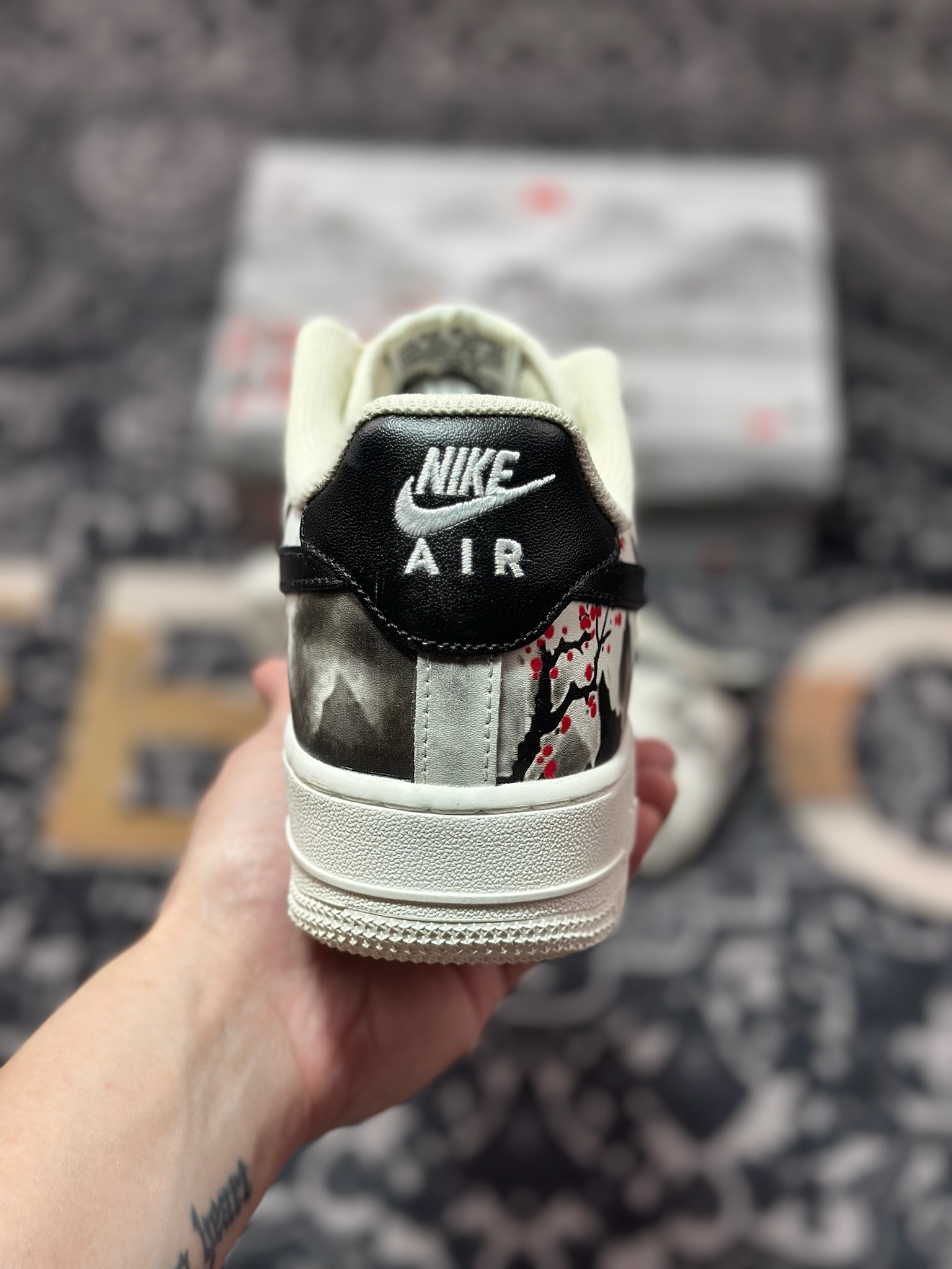 原装级别 Nike Air Force 1 Low 07 中国风水墨画 BL1522-088