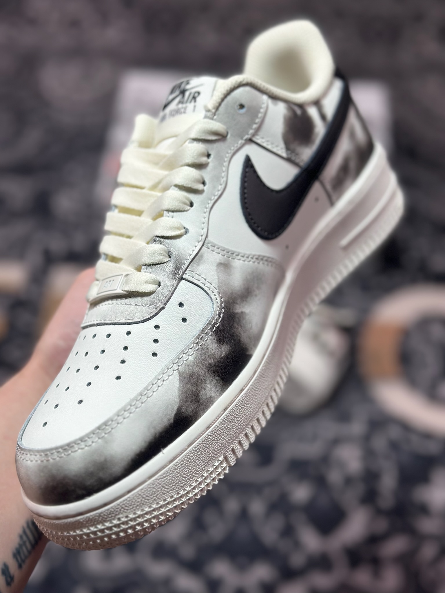 原装级别 Nike Air Force 1 Low 07 中国风水墨画 BL1522-088