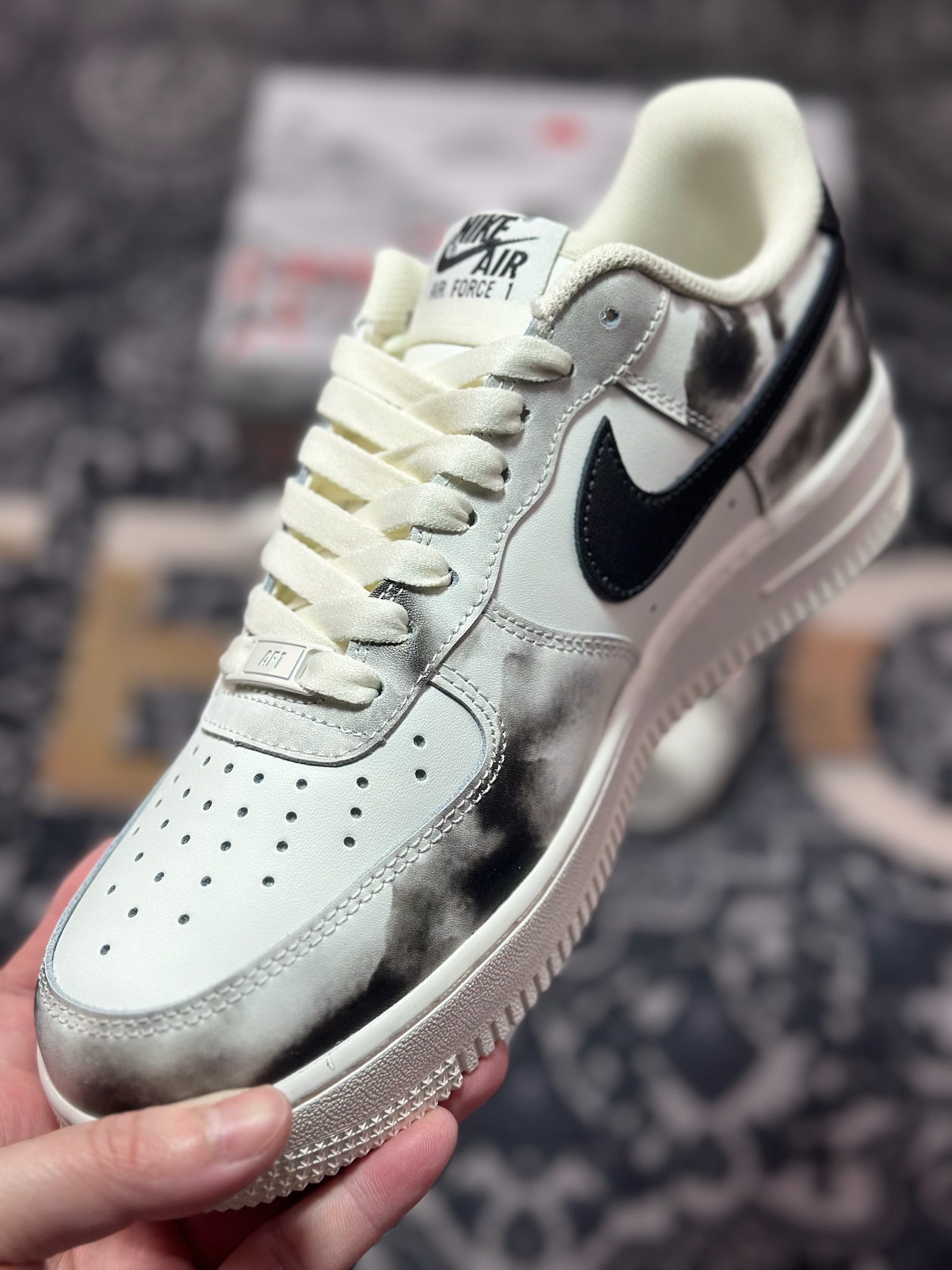 原装级别 Nike Air Force 1 Low 07 中国风水墨画 BL1522-088