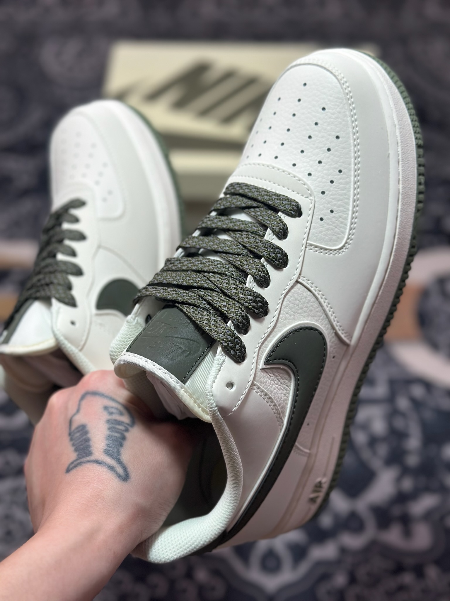 原装级别 Nike Air Force 1 Low 07 橄榄绿 GL6835-008