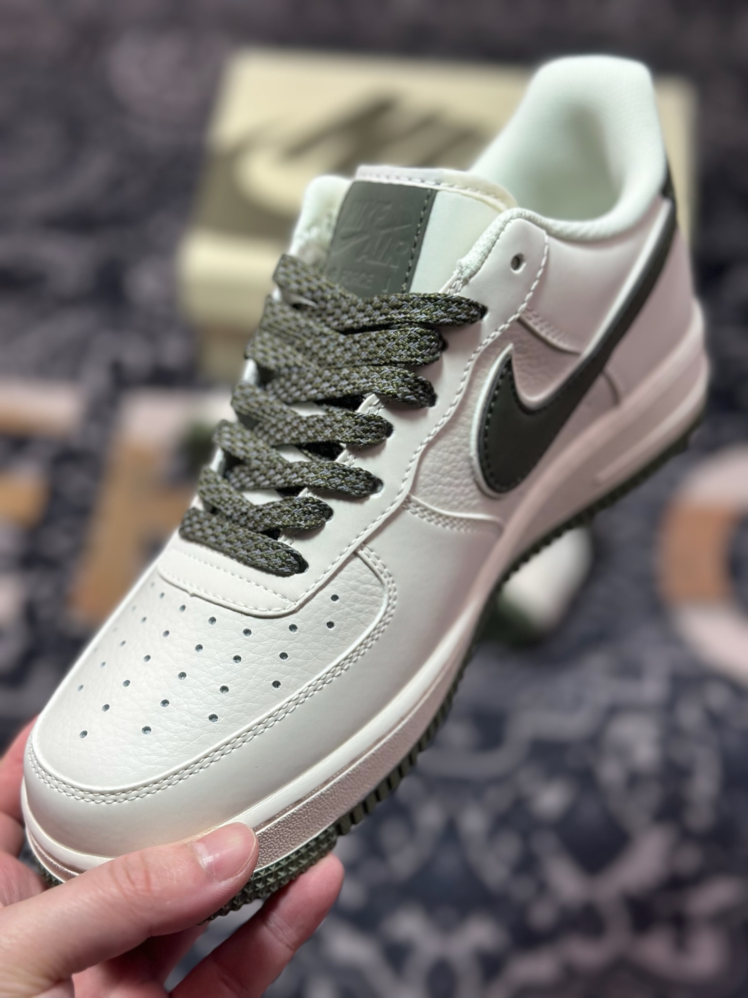 原装级别 Nike Air Force 1 Low 07 橄榄绿 GL6835-008