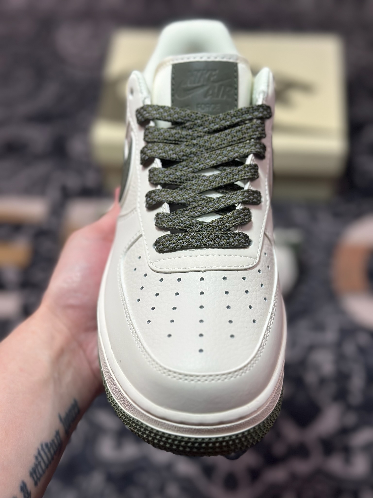 原装级别 Nike Air Force 1 Low 07 橄榄绿 GL6835-008