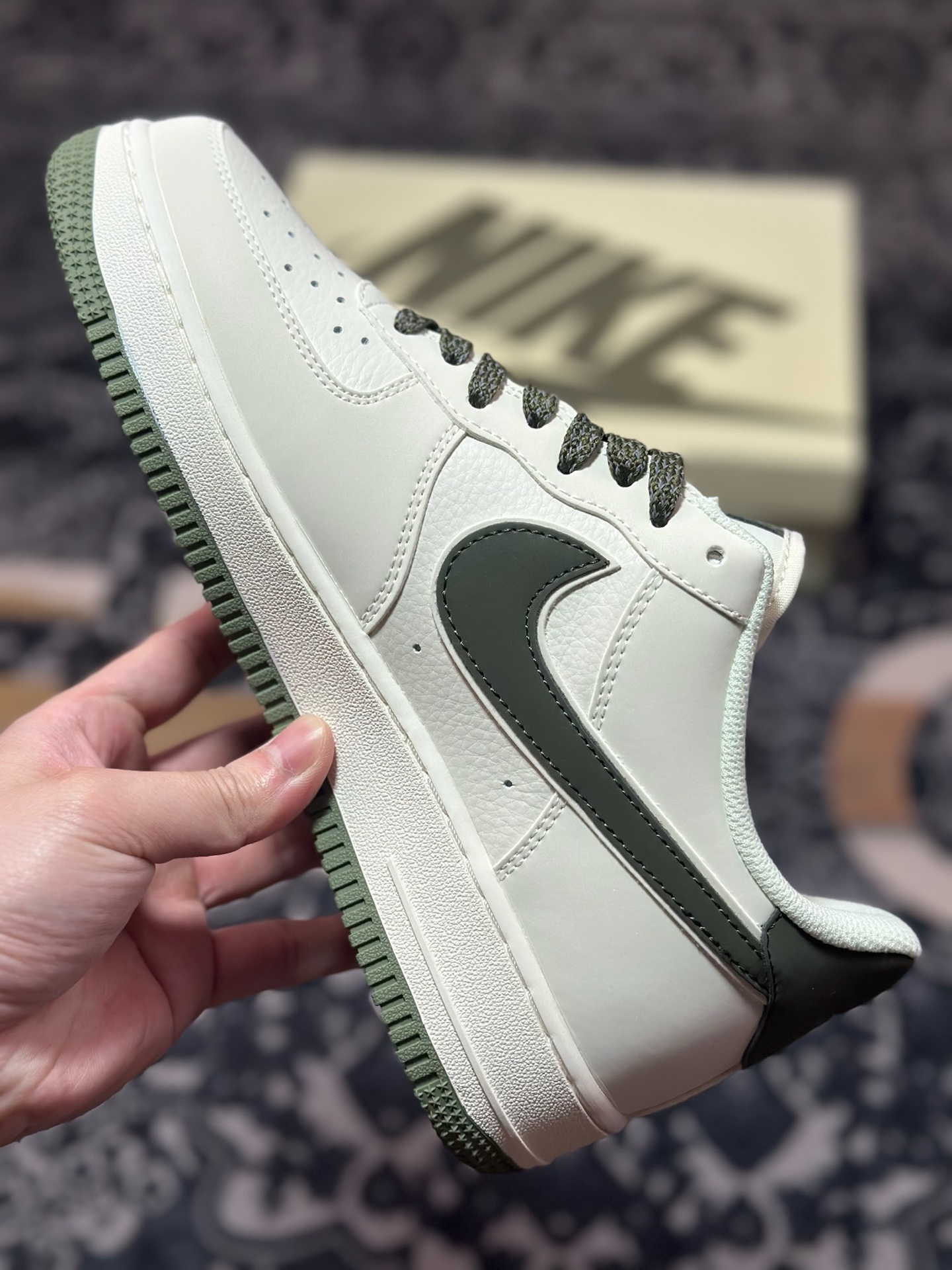 原装级别 Nike Air Force 1 Low 07 橄榄绿 GL6835-008