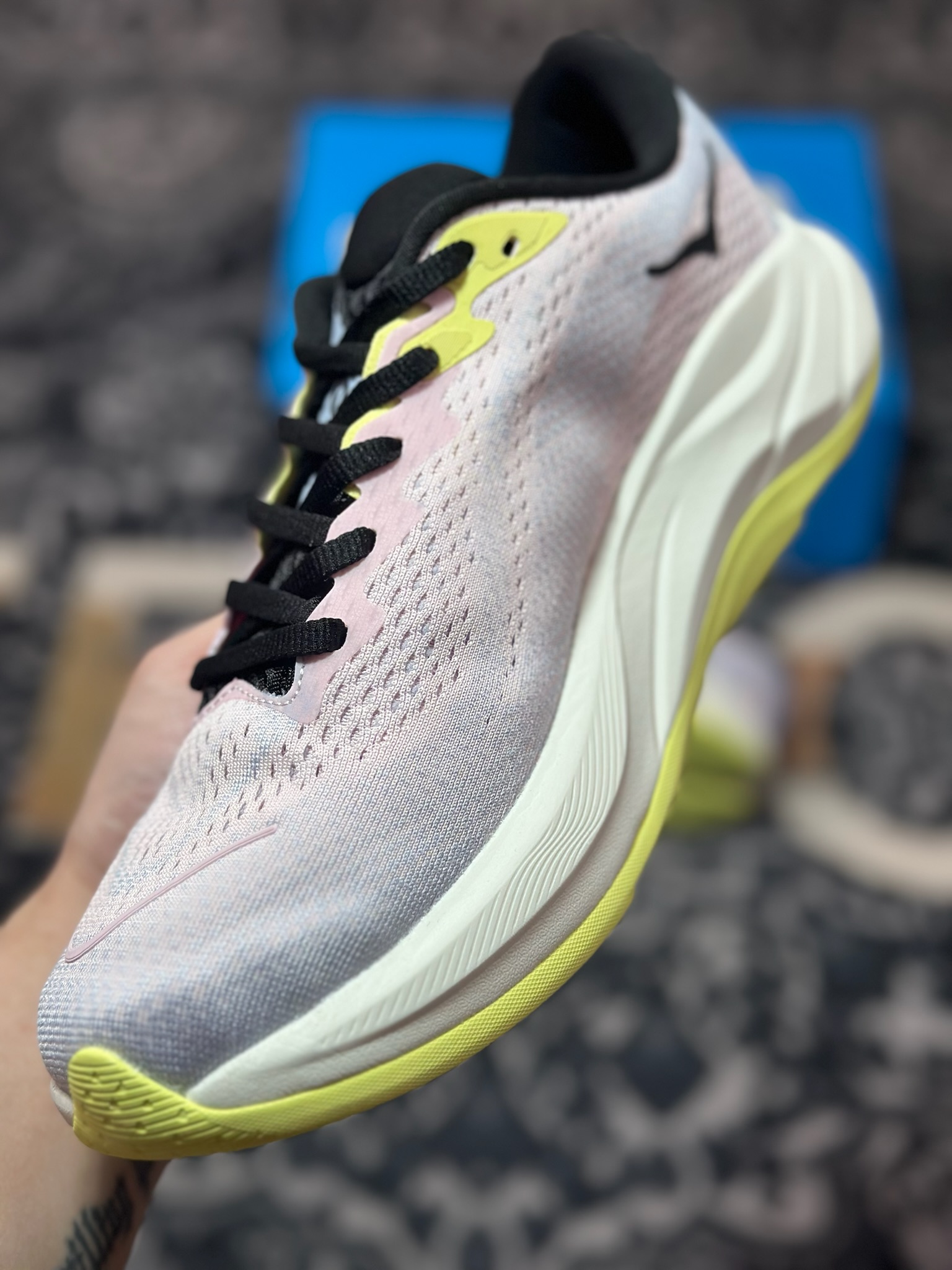 B0220 原装级别 Hoka One One Rincon 4 林康4代公路休闲跑步鞋 1155131-CTNS