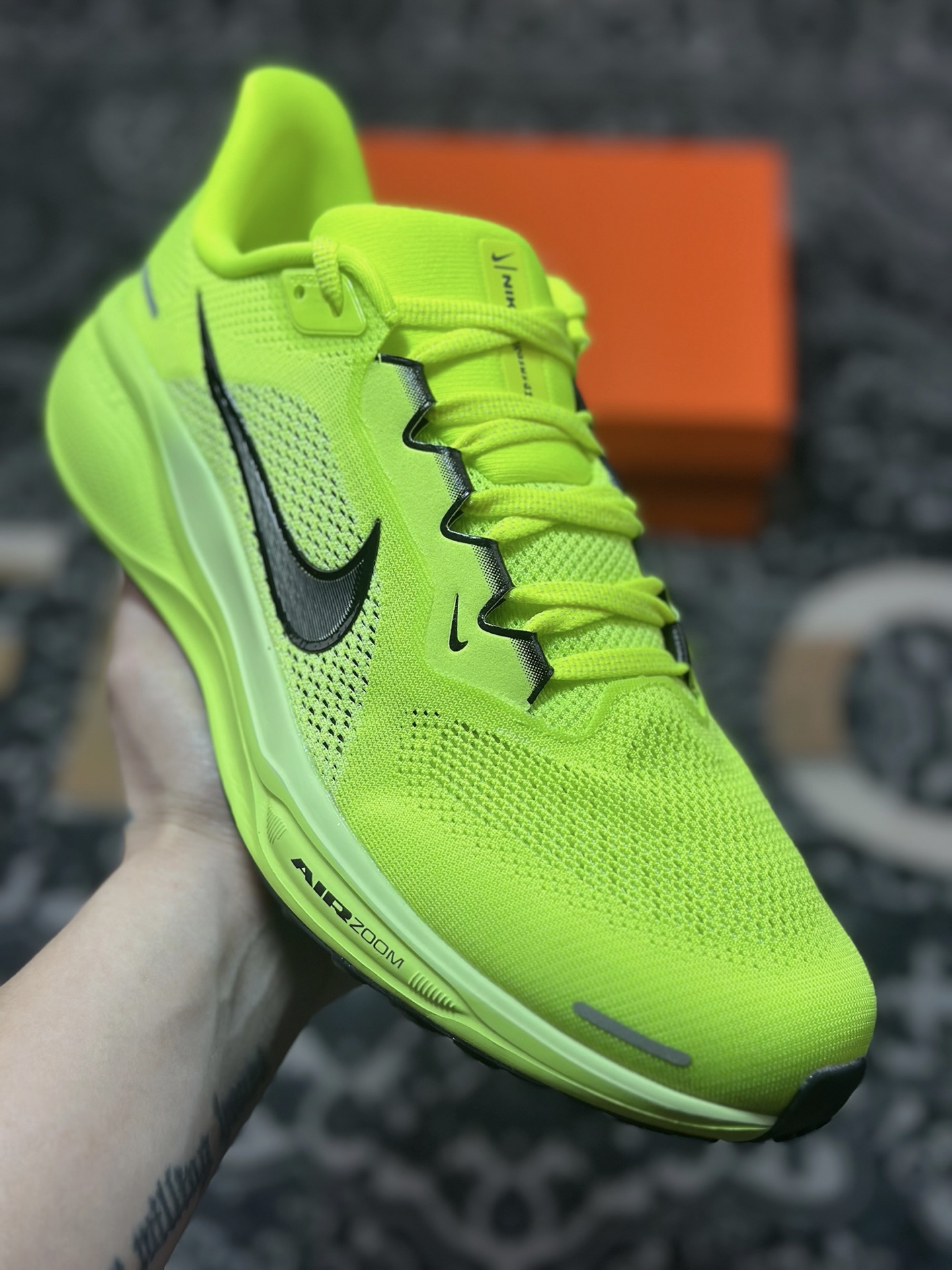 原装级别Nike Pegasus 41 轻便回弹 低帮跑步鞋 男款 绿色 FD2722-701