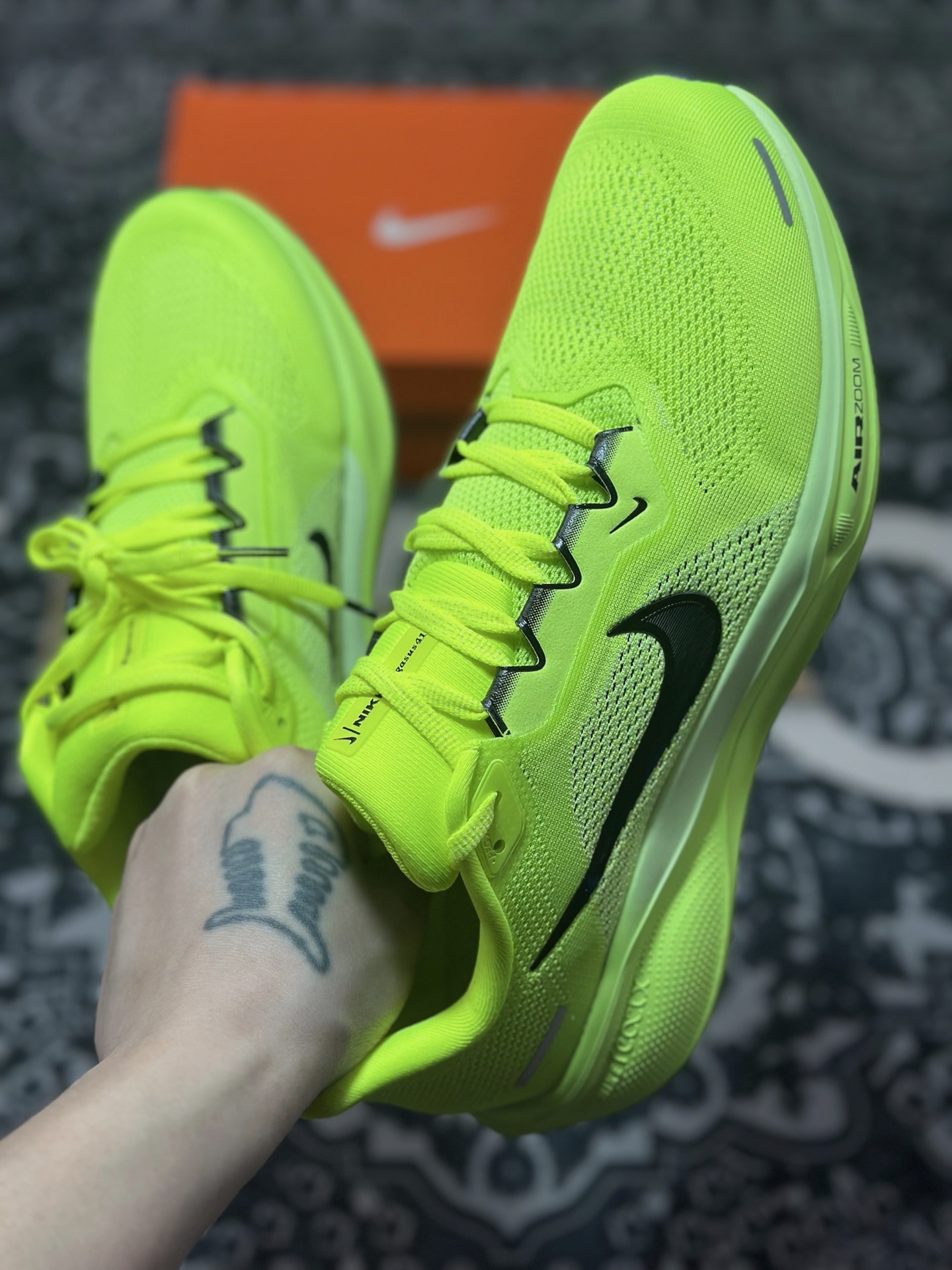 原装级别Nike Pegasus 41 轻便回弹 低帮跑步鞋 男款 绿色 FD2722-701