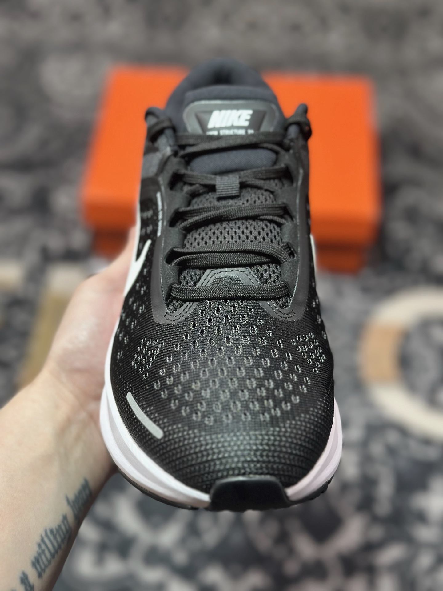 原装级别 NK Air Zoom STRUCTURE 23登月网面透气专业跑步鞋 CZ6720-001