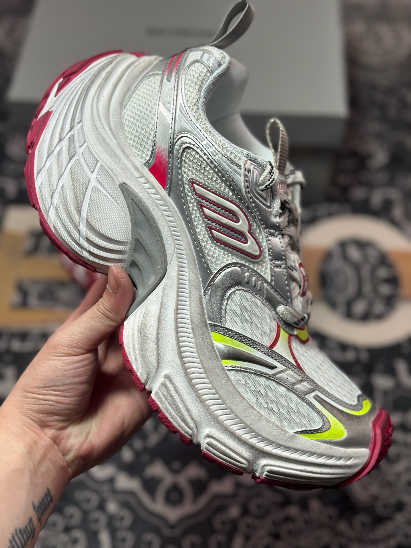 优选 原装级别 Balenciaga 巴黎世家 10XL 复古老爹鞋 815853