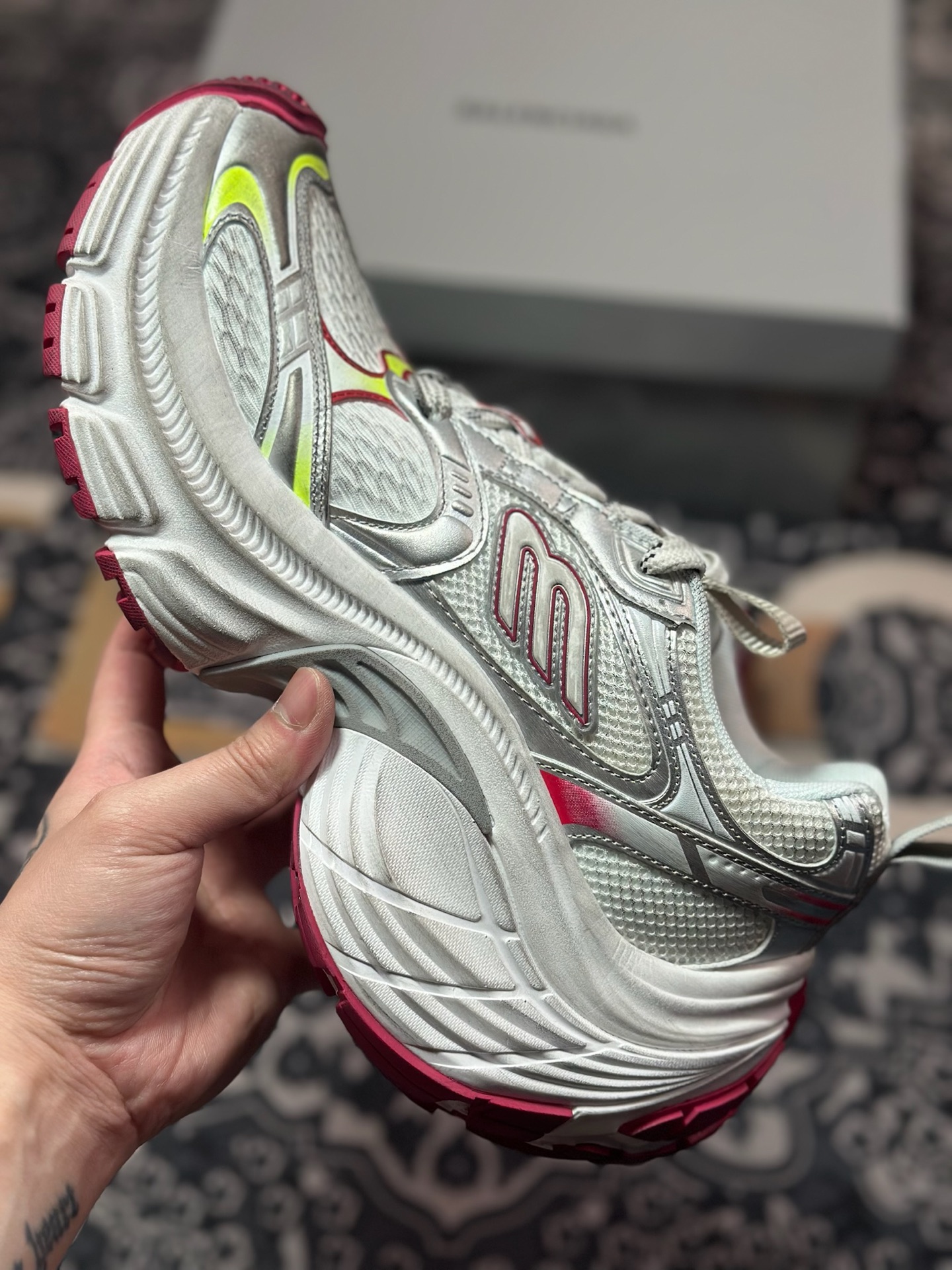 优选 原装级别 Balenciaga 巴黎世家 10XL 复古老爹鞋 815853