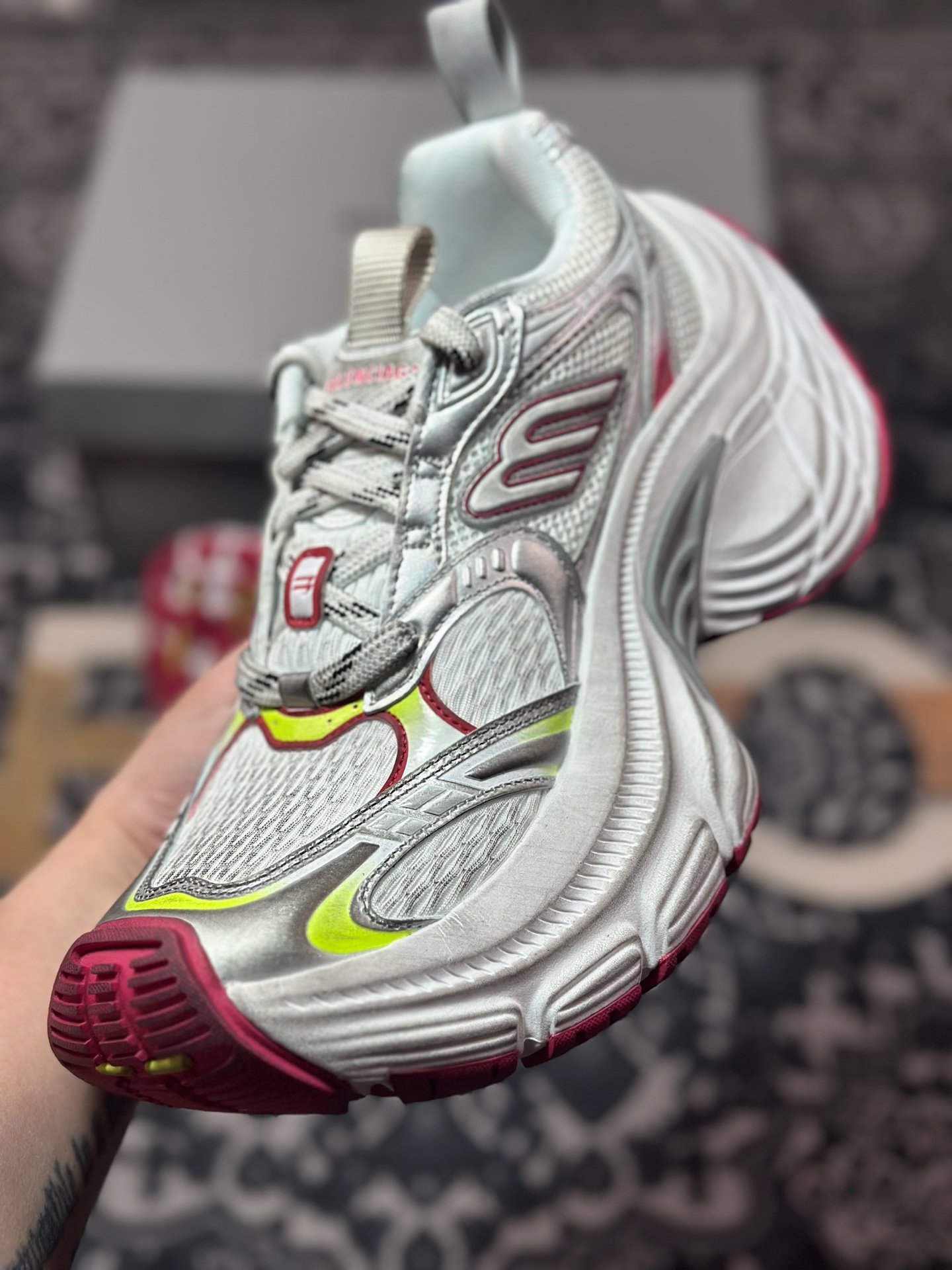 优选 原装级别 Balenciaga 巴黎世家 10XL 复古老爹鞋 815853