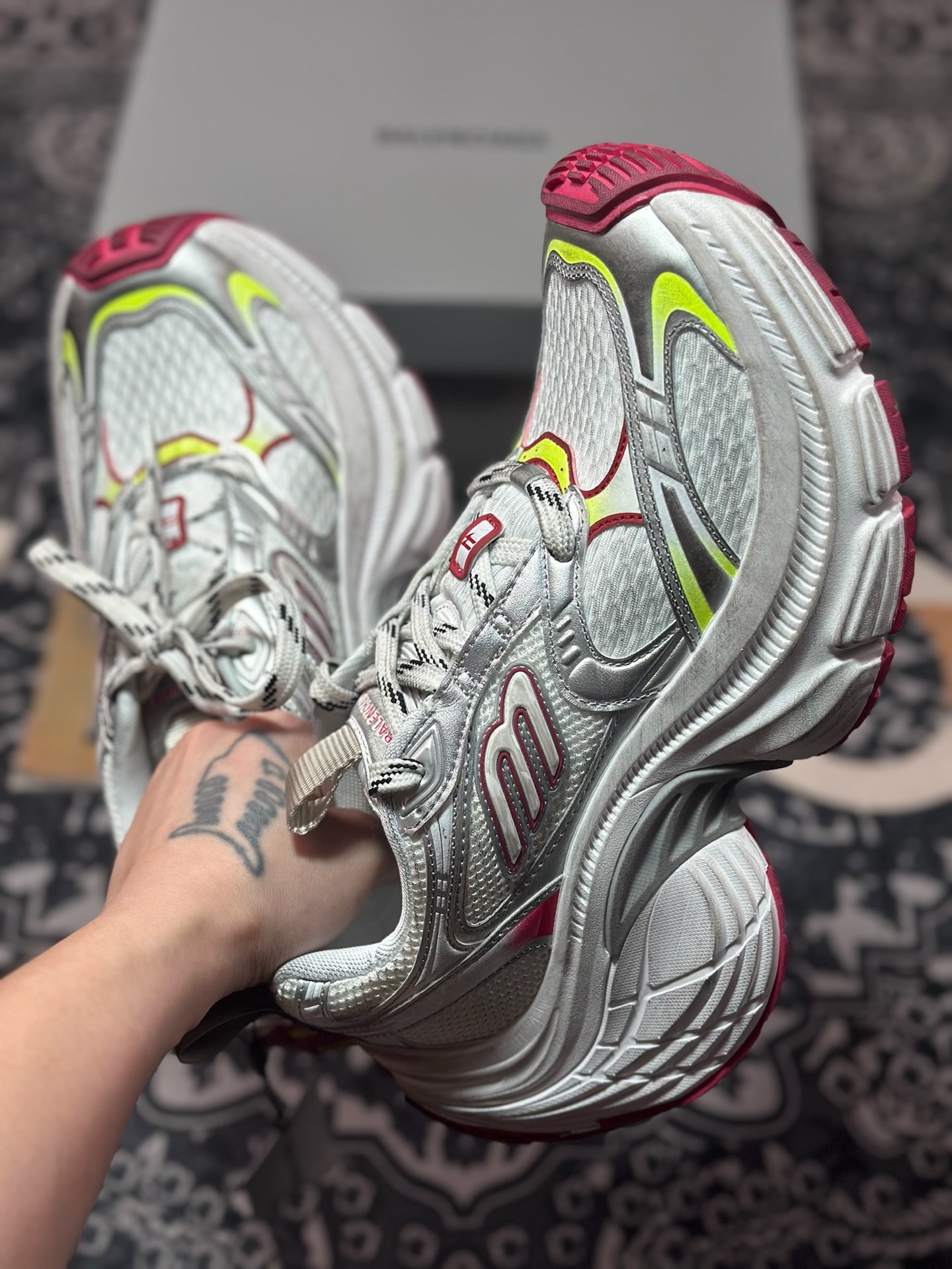 优选 原装级别 Balenciaga 巴黎世家 10XL 复古老爹鞋 815853
