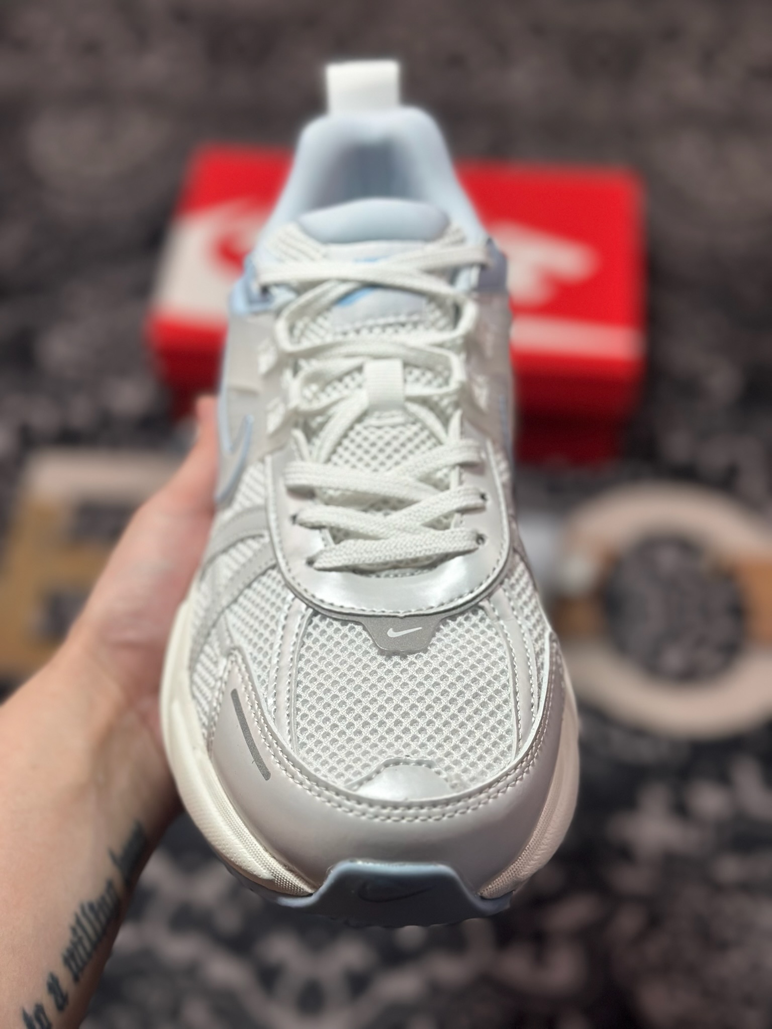 A700 NIKE V2K Runtekk 白天蓝 减震防滑复古低帮跑步鞋 FD0736-009