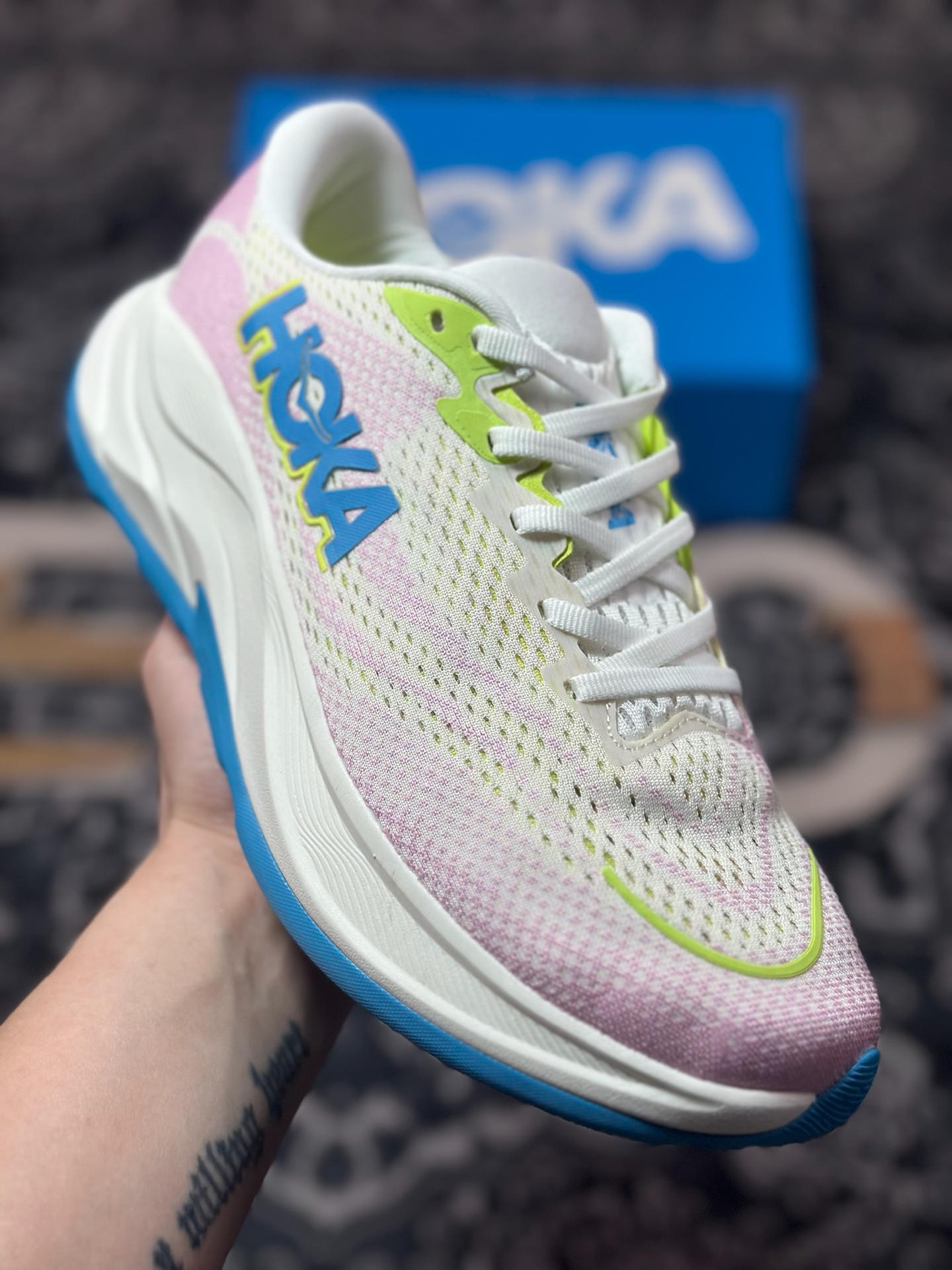 B020 Hoka One One Rincon 4 林康4代公路休闲跑步鞋 1155133-FNK