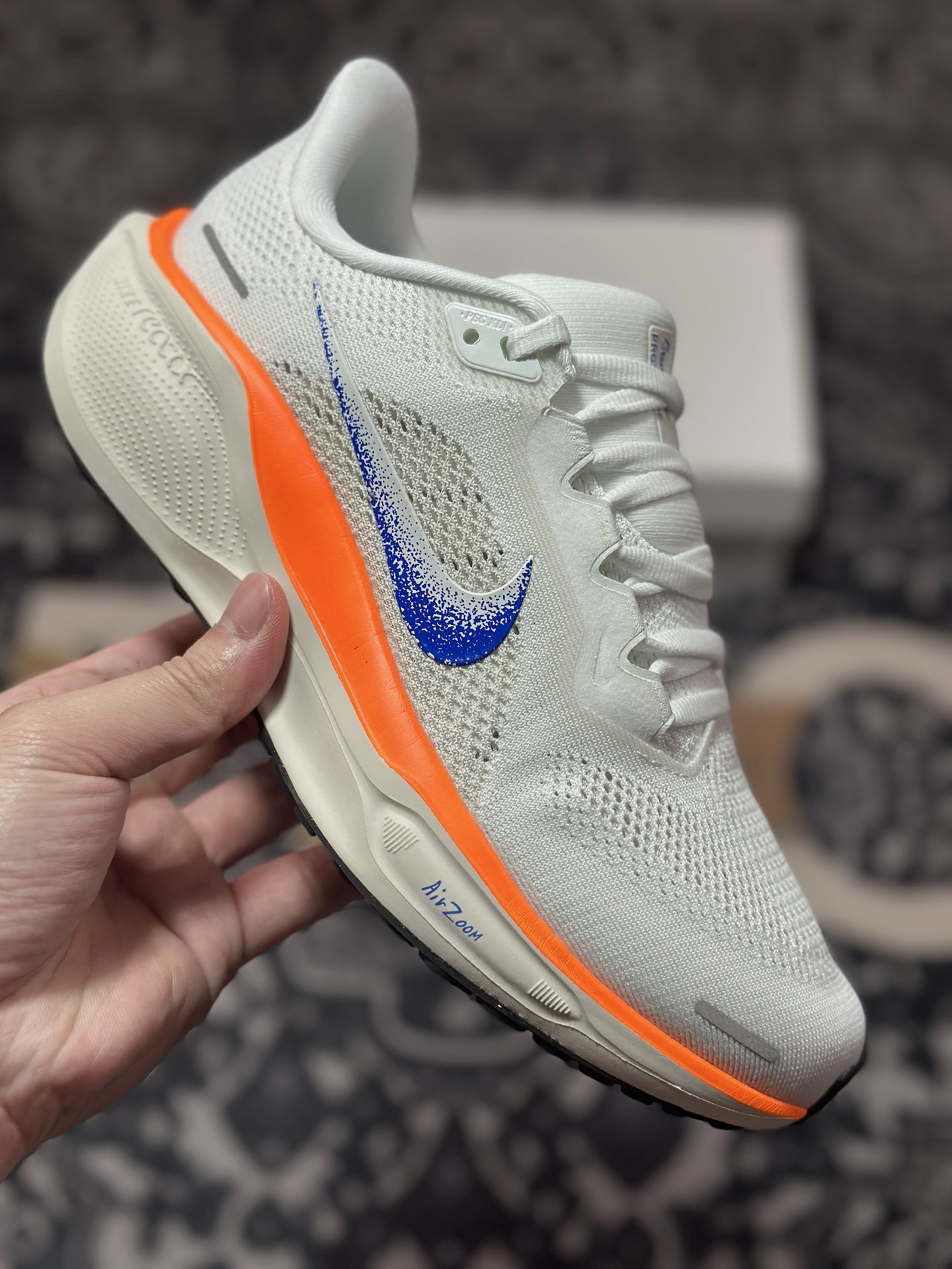 Nike Pegasus 41 Blueprint 低帮 休闲跑步鞋 男女款 白橙蓝 HF7362-900
