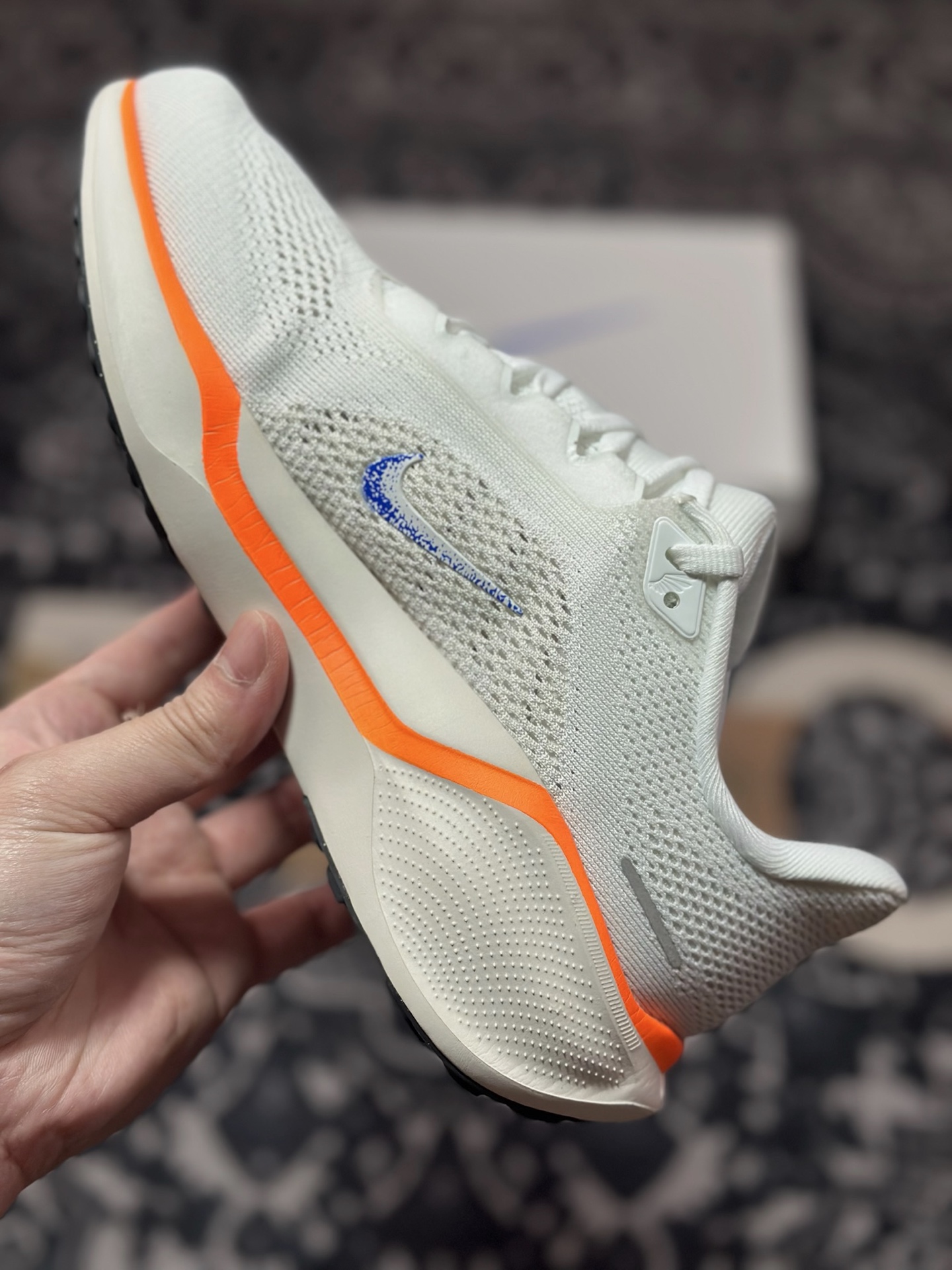 Nike Pegasus 41 Blueprint 低帮 休闲跑步鞋 男女款 白橙蓝 HF7362-900