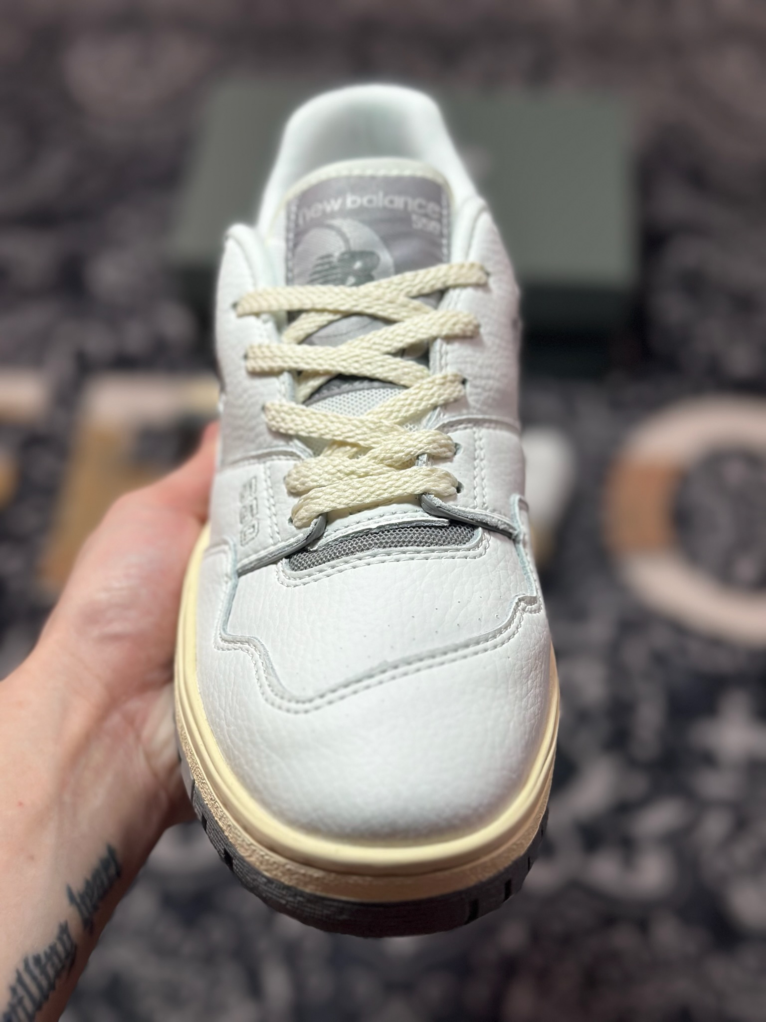 New Balance BB550系列 新平衡皮面中性休闲跑鞋 BB550PTC