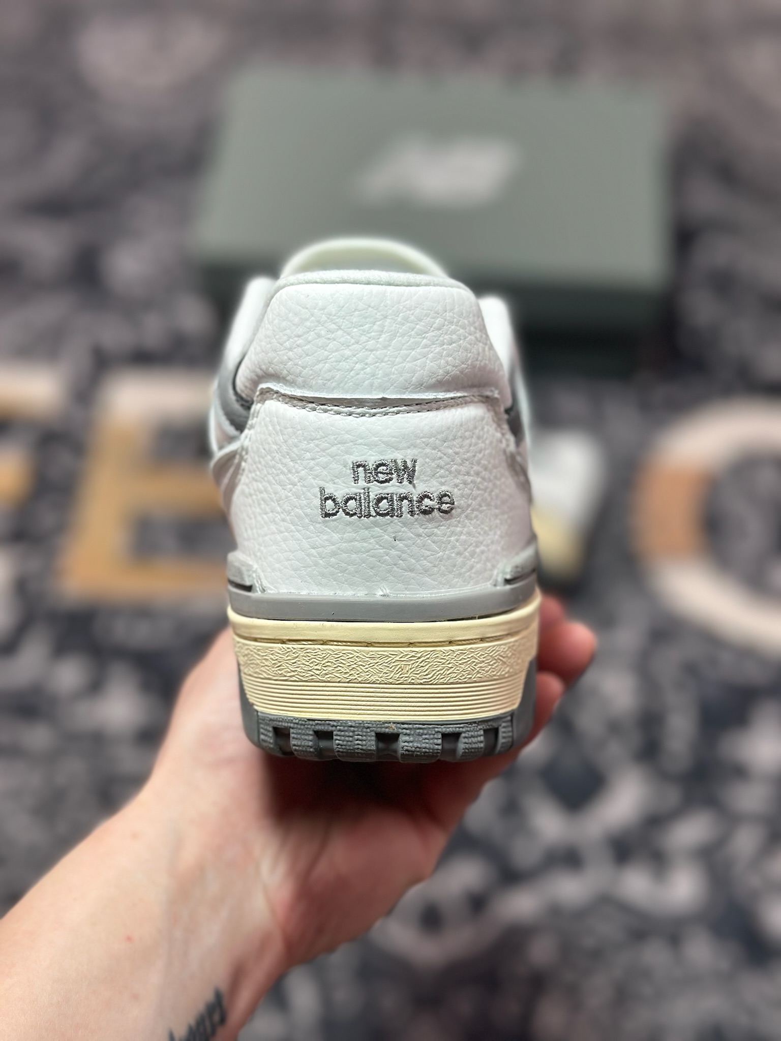 New Balance BB550系列 新平衡皮面中性休闲跑鞋 BB550PTC