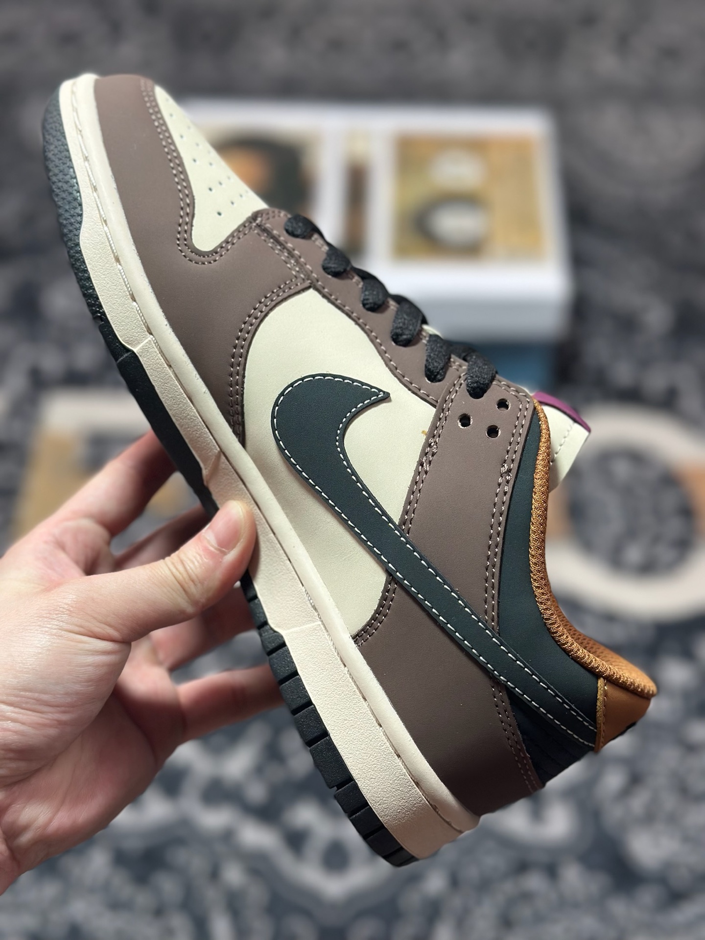 Nike SB Dunk Low 黑棕 配色 低帮休闲运动滑板板鞋 MU0232-370
