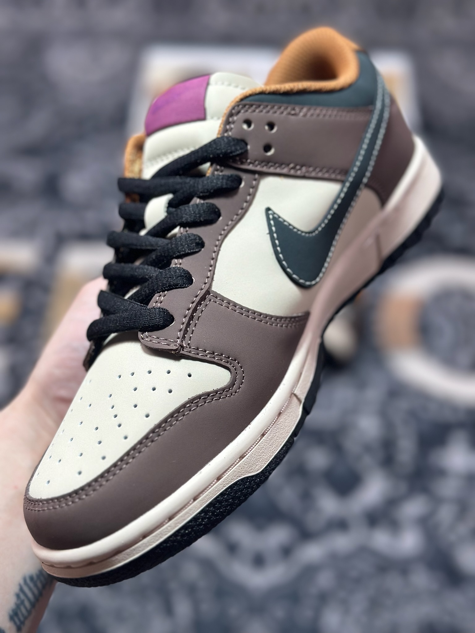 Nike SB Dunk Low 黑棕 配色 低帮休闲运动滑板板鞋 MU0232-370