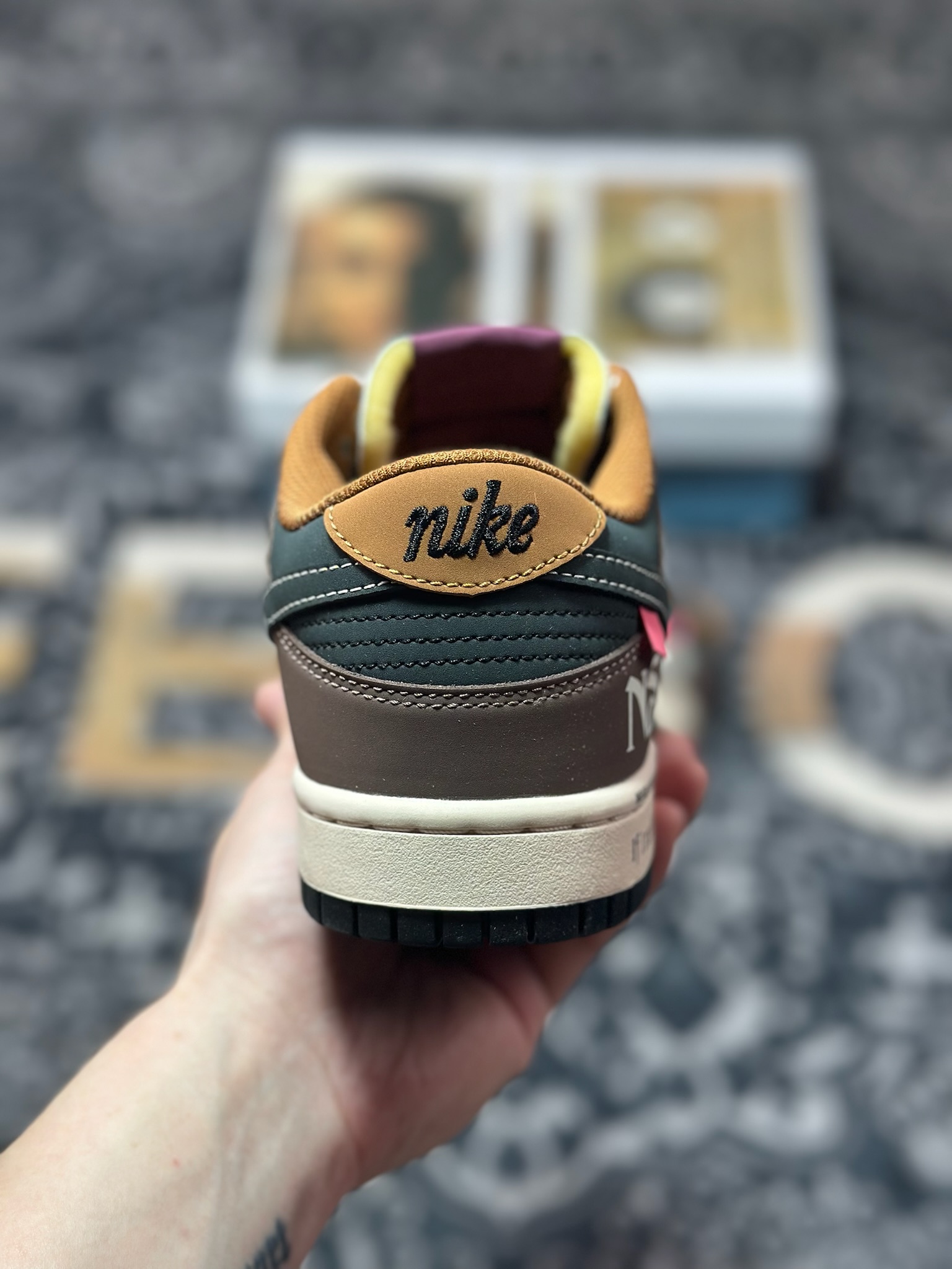 Nike SB Dunk Low 黑棕 配色 低帮休闲运动滑板板鞋 MU0232-370
