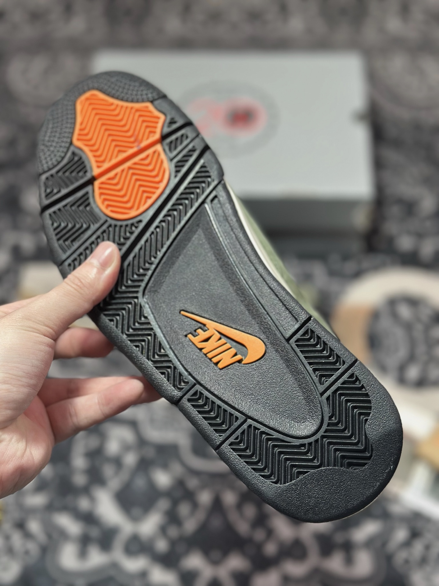 Undefeated x Air Jordan 4 AJ4乔4 五道杠联名款男子文化篮球鞋 IB1519-200