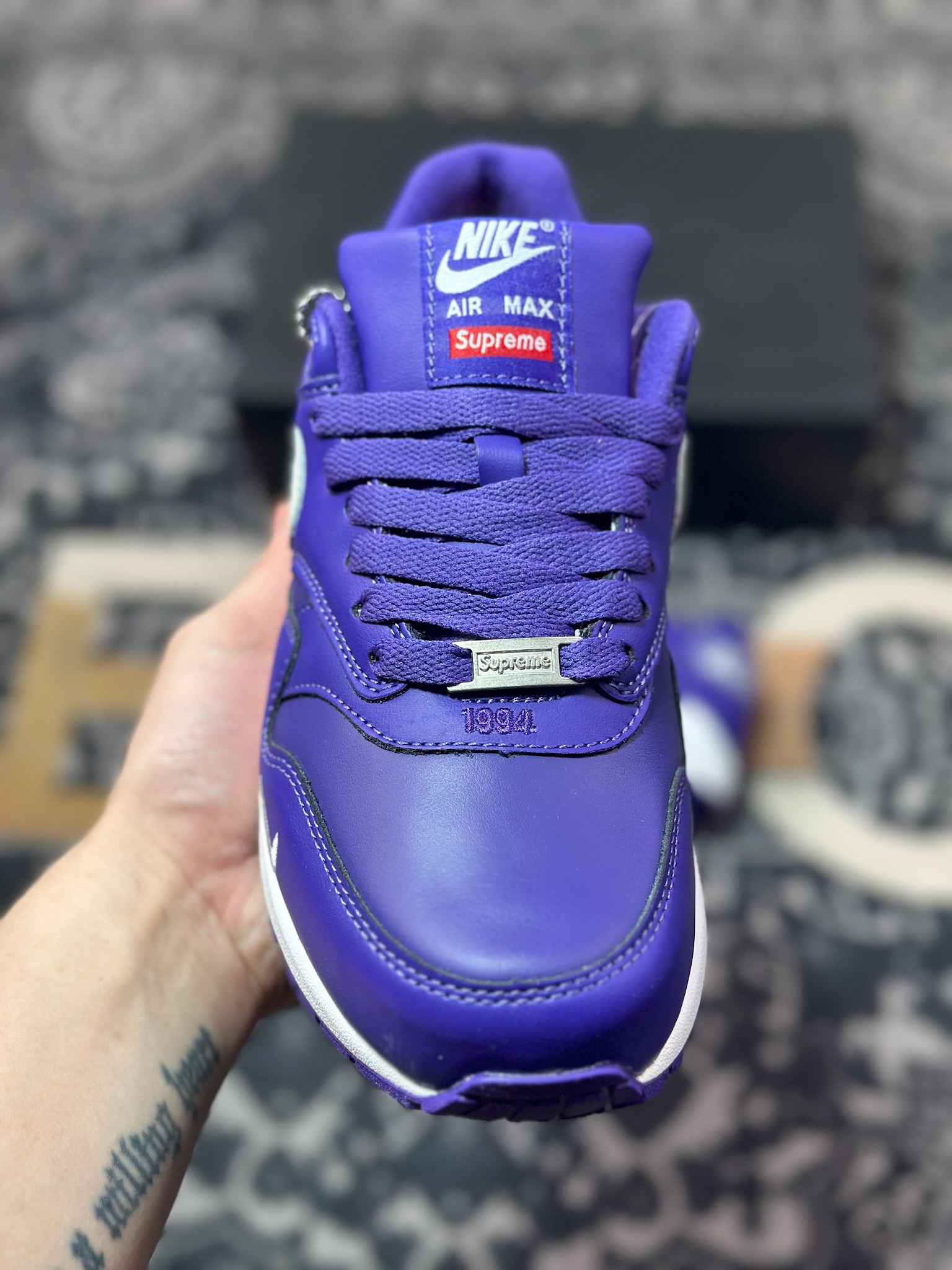 A820 Nike Air Max 1 耐克半掌气垫复古跑步鞋 HF8813-500